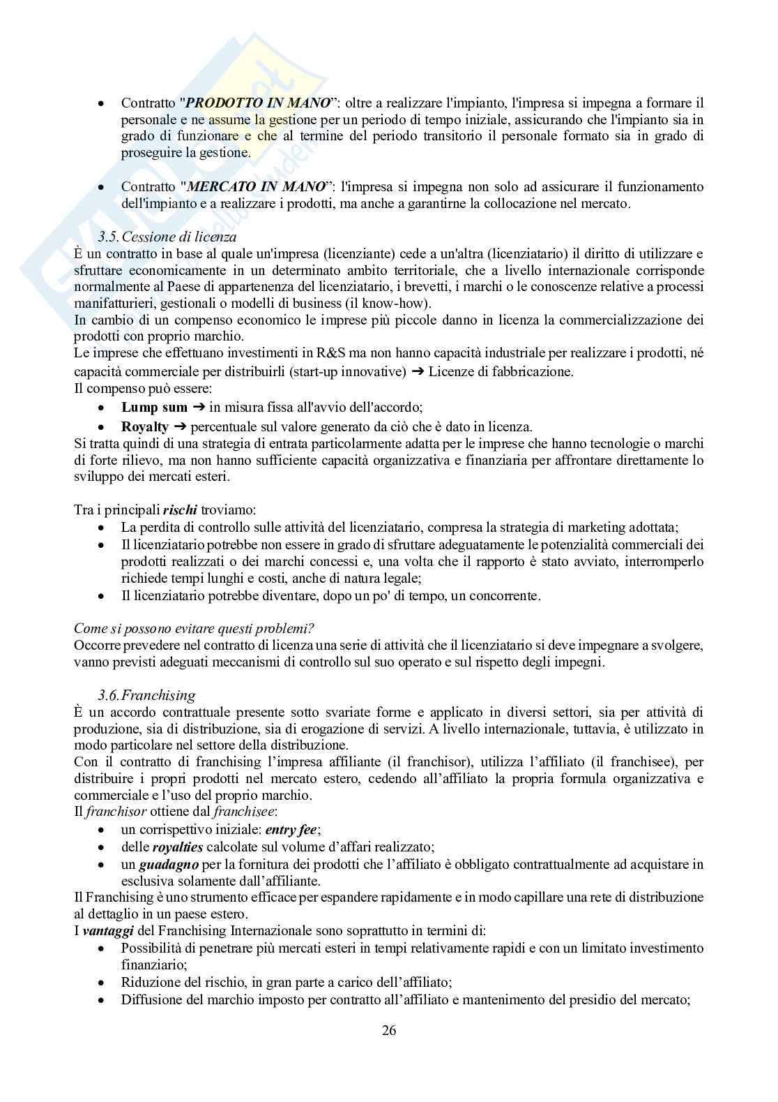 Appunti di Marketing e mercati internazionali Pag. 26