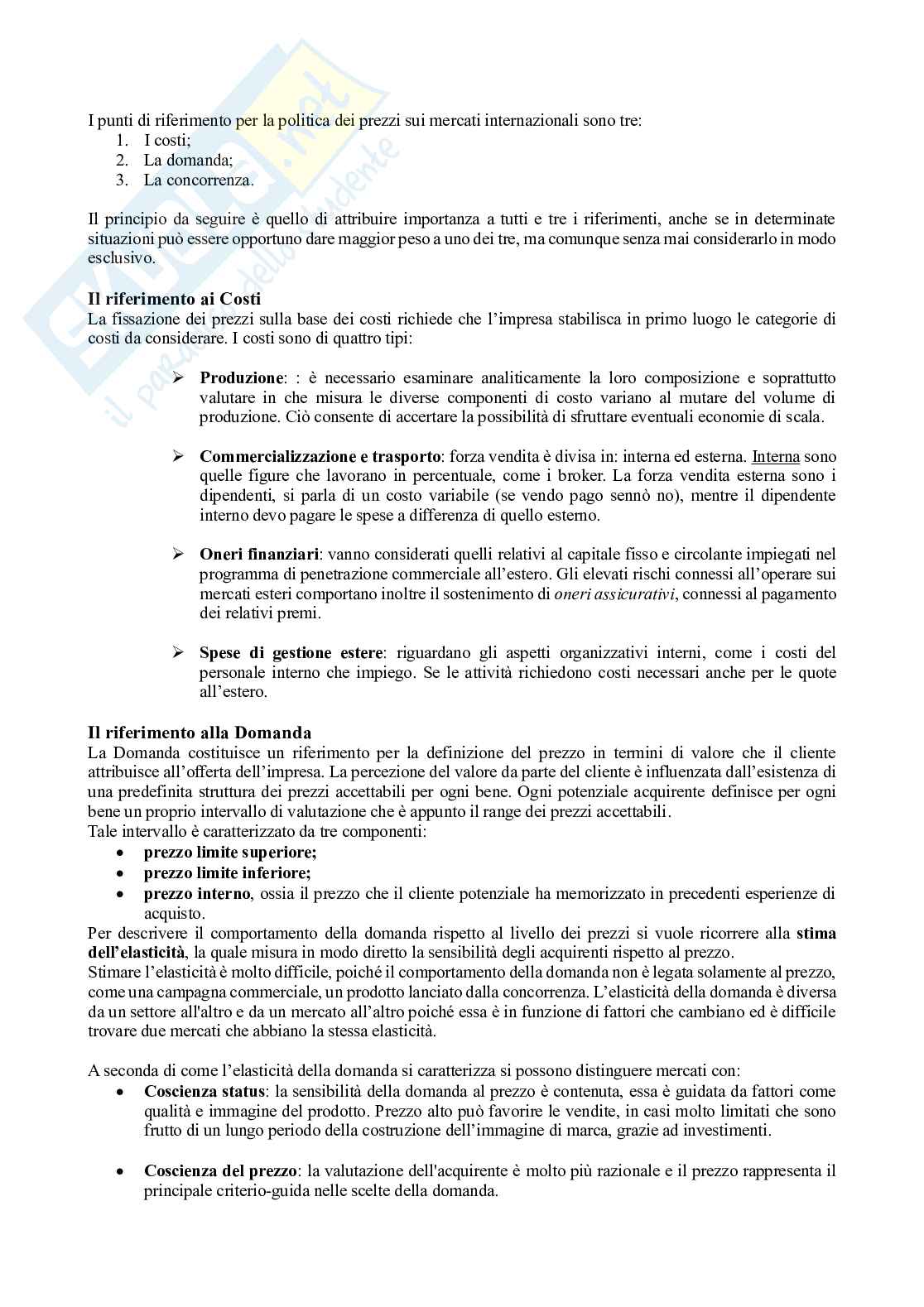 Appunti di Marketing e mercati internazionali Pag. 36