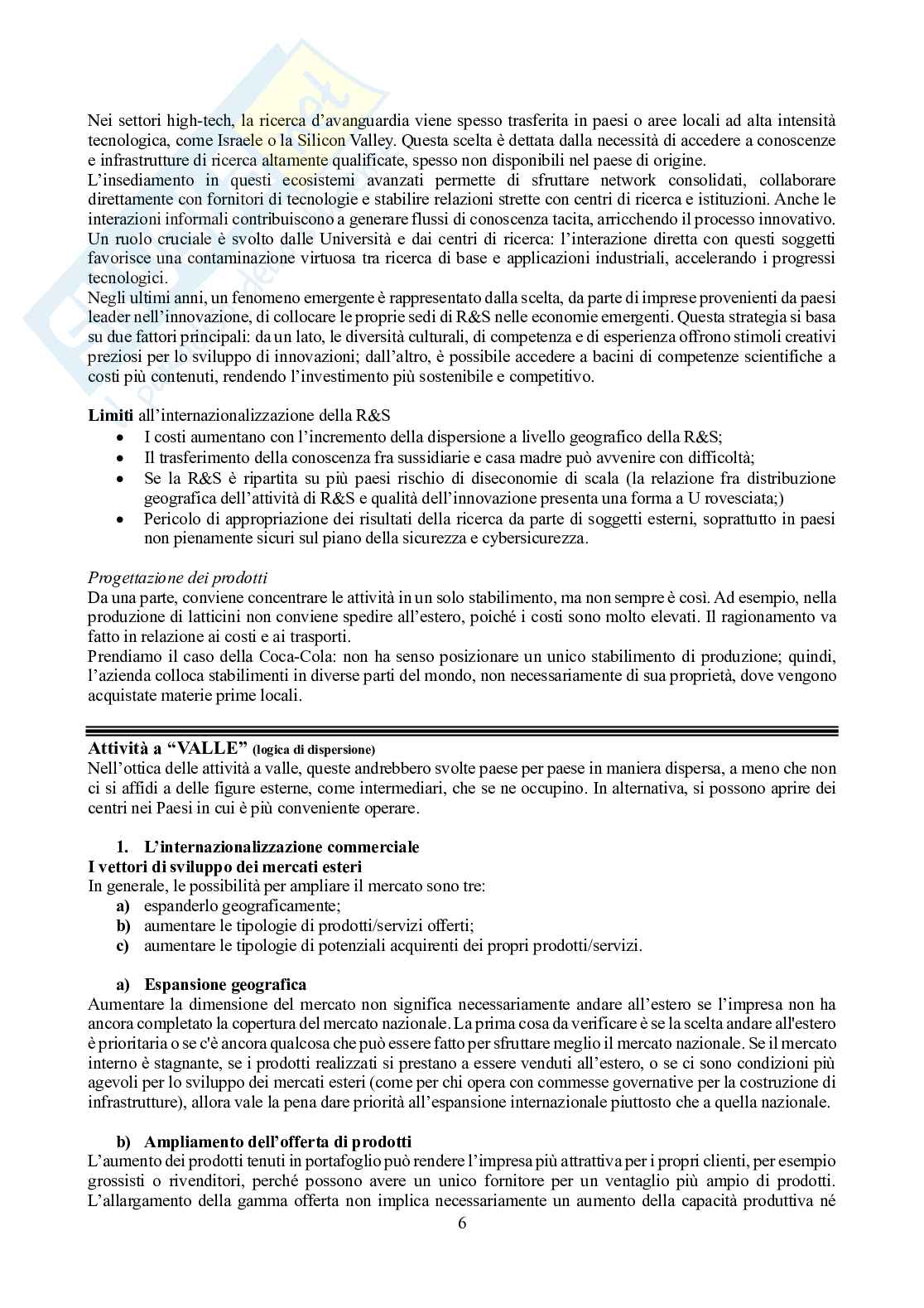 Appunti di Marketing e mercati internazionali Pag. 6