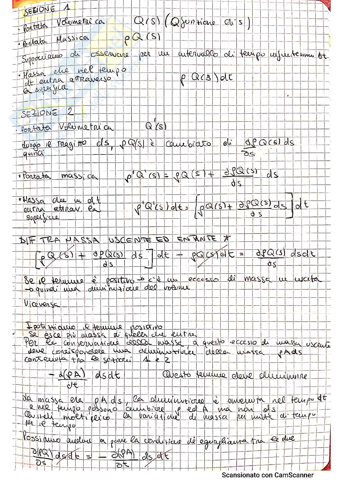Proprietà dei Fluidi - Teorema di Bernoulli Pag. 46