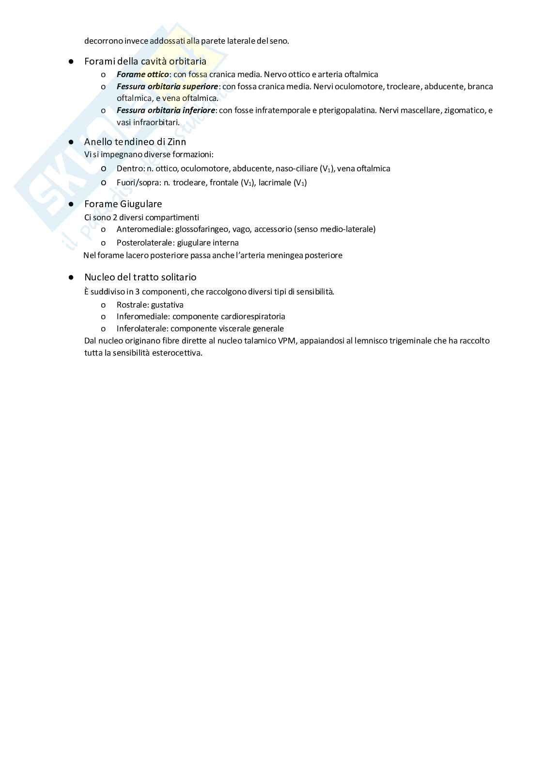 Sistema nervoso periferico Pag. 2