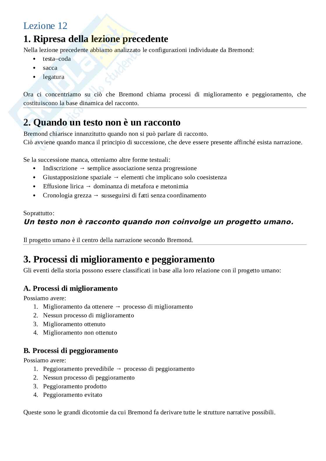 Appunti Metodologie di analisi del testo Pag. 21