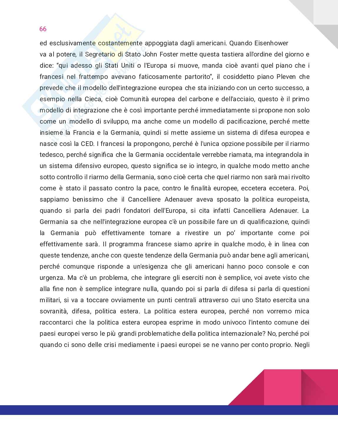 Appunti di Storia delle relazioni internazionali Pag. 66