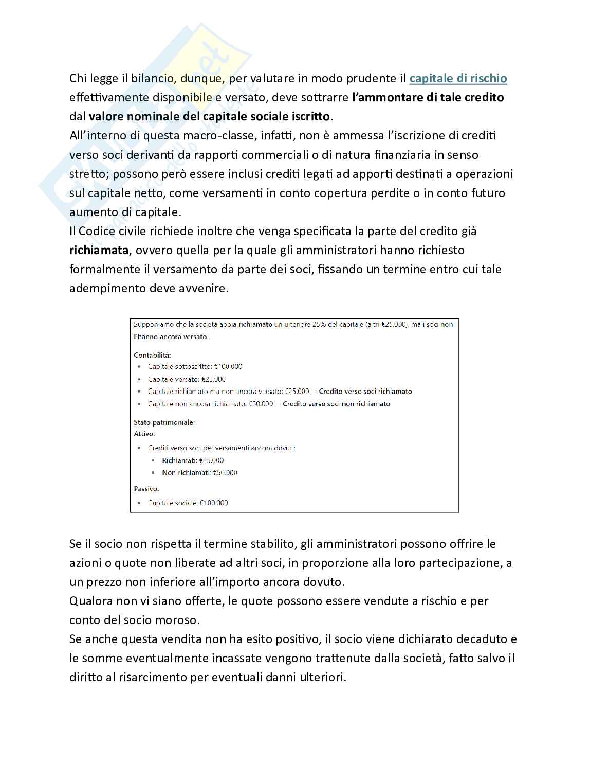 Bilancio e analisi economico-finanziaria - Teoria, parte 2 - Lo stato patrimoniale Pag. 21