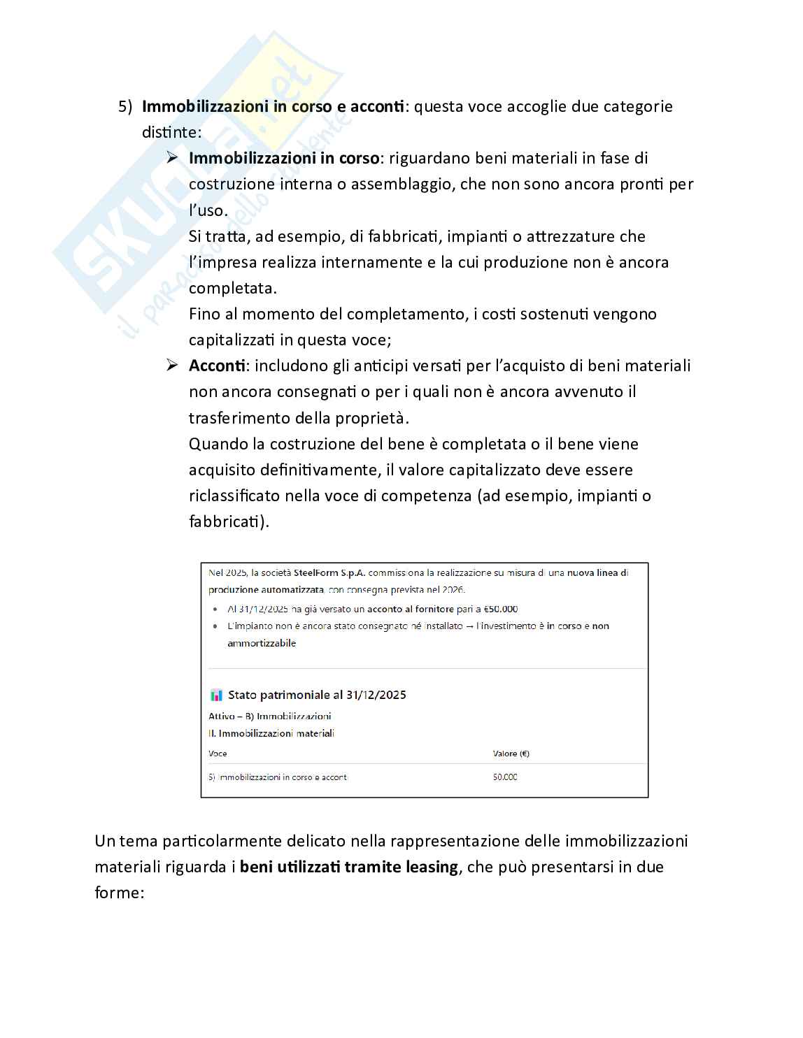 Bilancio e analisi economico-finanziaria - Teoria, parte 2 - Lo stato patrimoniale Pag. 31