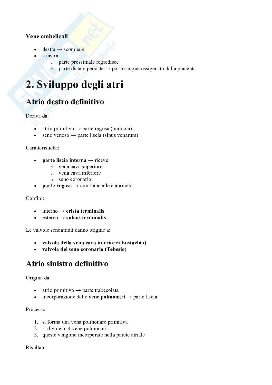 Riassunto esame Istologia ed embriologia umana, Prof. Handerson Virginia, libro consigliato Istologia, Monesi Pag. 11
