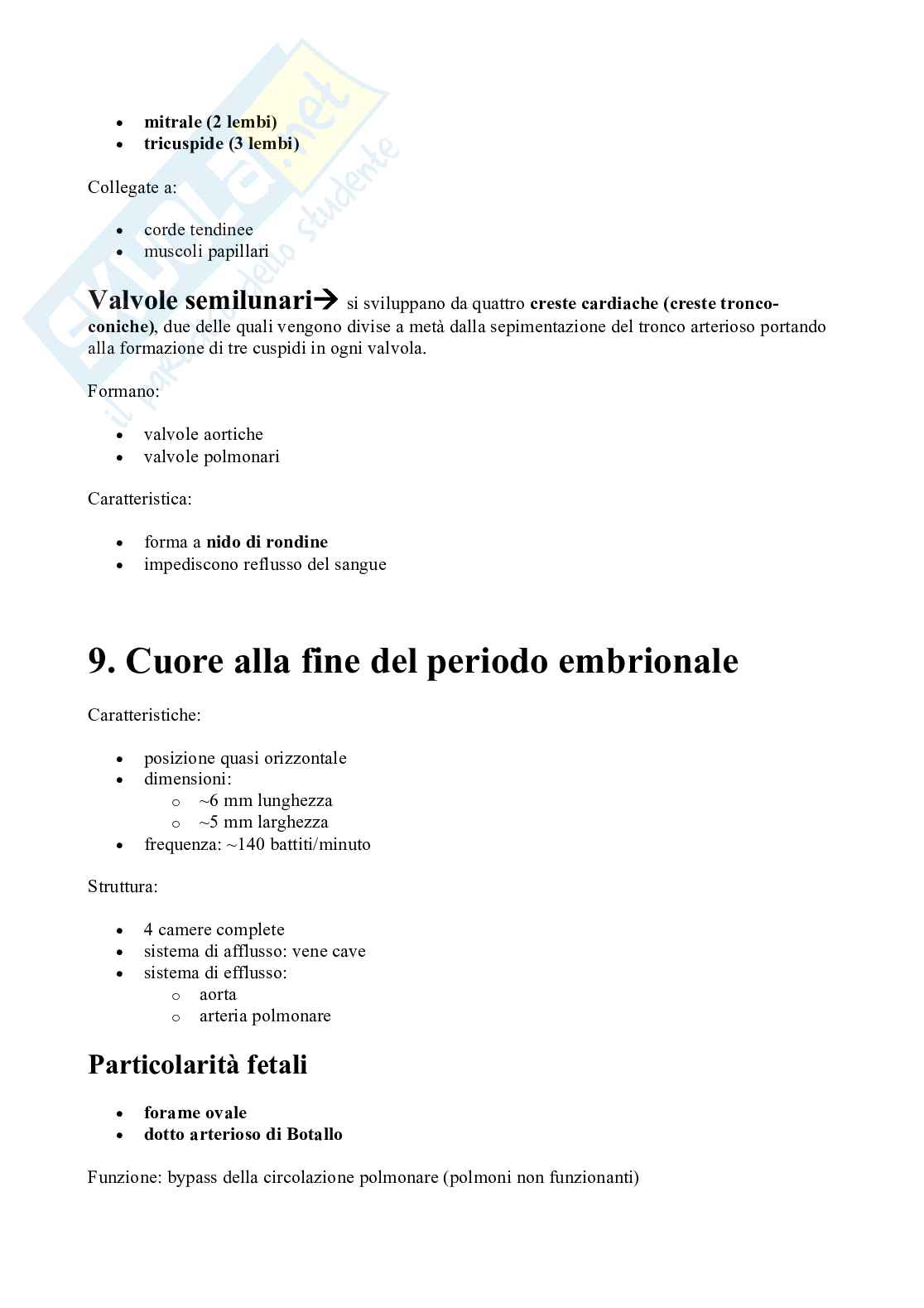 Riassunto esame Istologia ed embriologia umana, Prof. Handerson Virginia, libro consigliato Istologia, Monesi Pag. 16