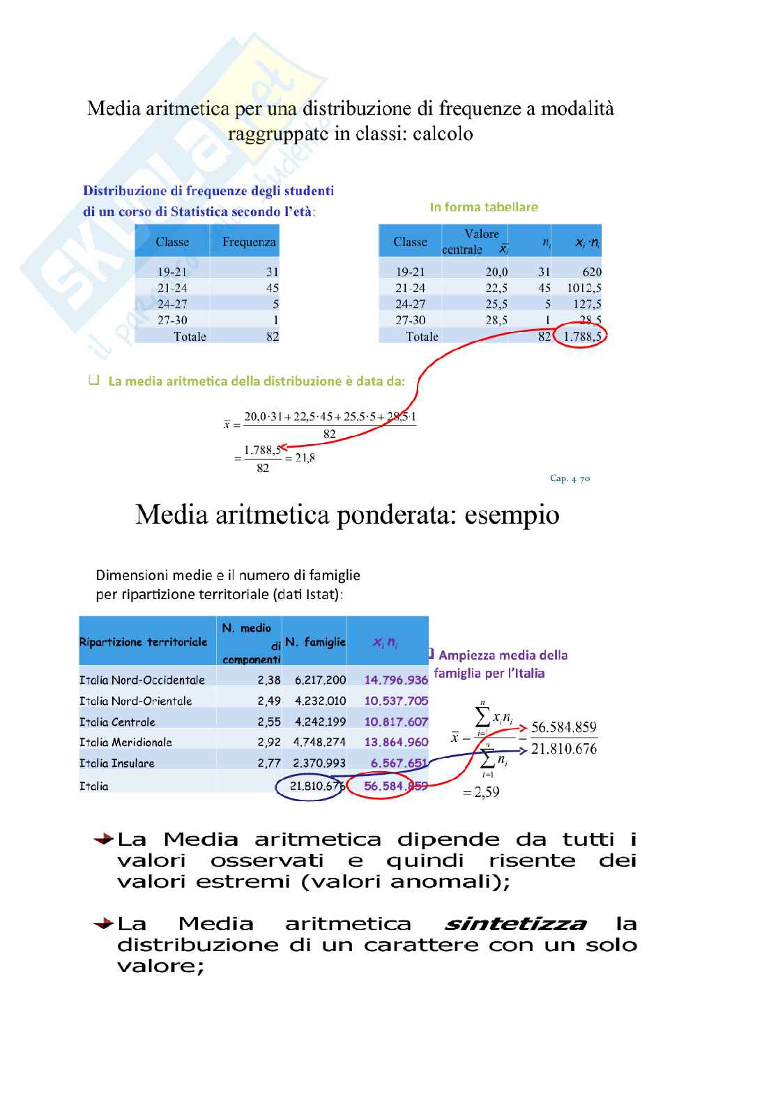 Appunti di Statistica I   Pag. 21