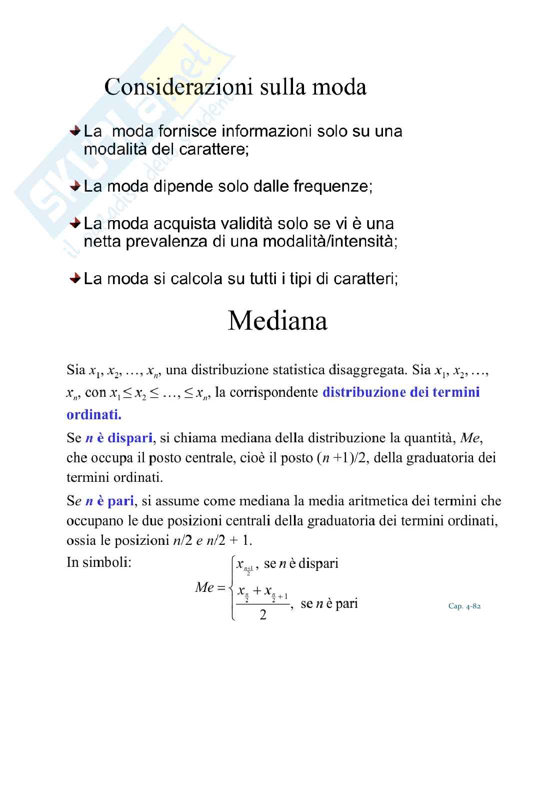 Appunti di Statistica I   Pag. 26