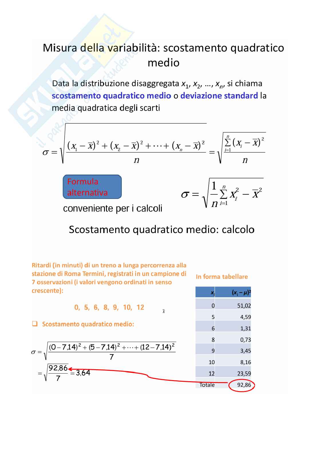 Appunti di Statistica I   Pag. 36