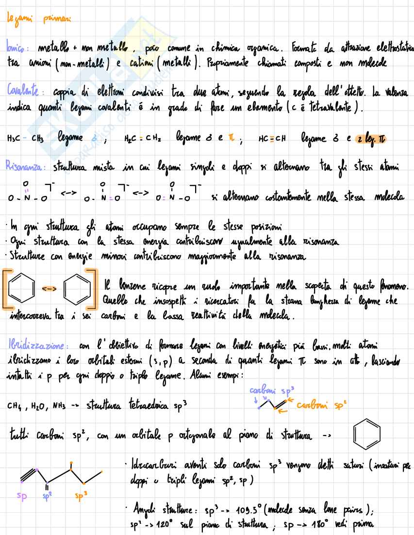 Appunti Chimica organica Pag. 1