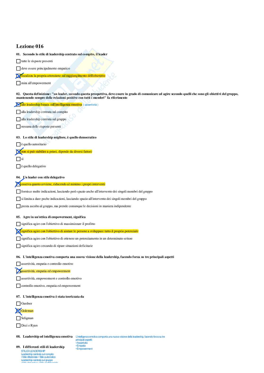 Paniere Motivazione e benessere personale (2026) - Risposte multiple corrette Pag. 16
