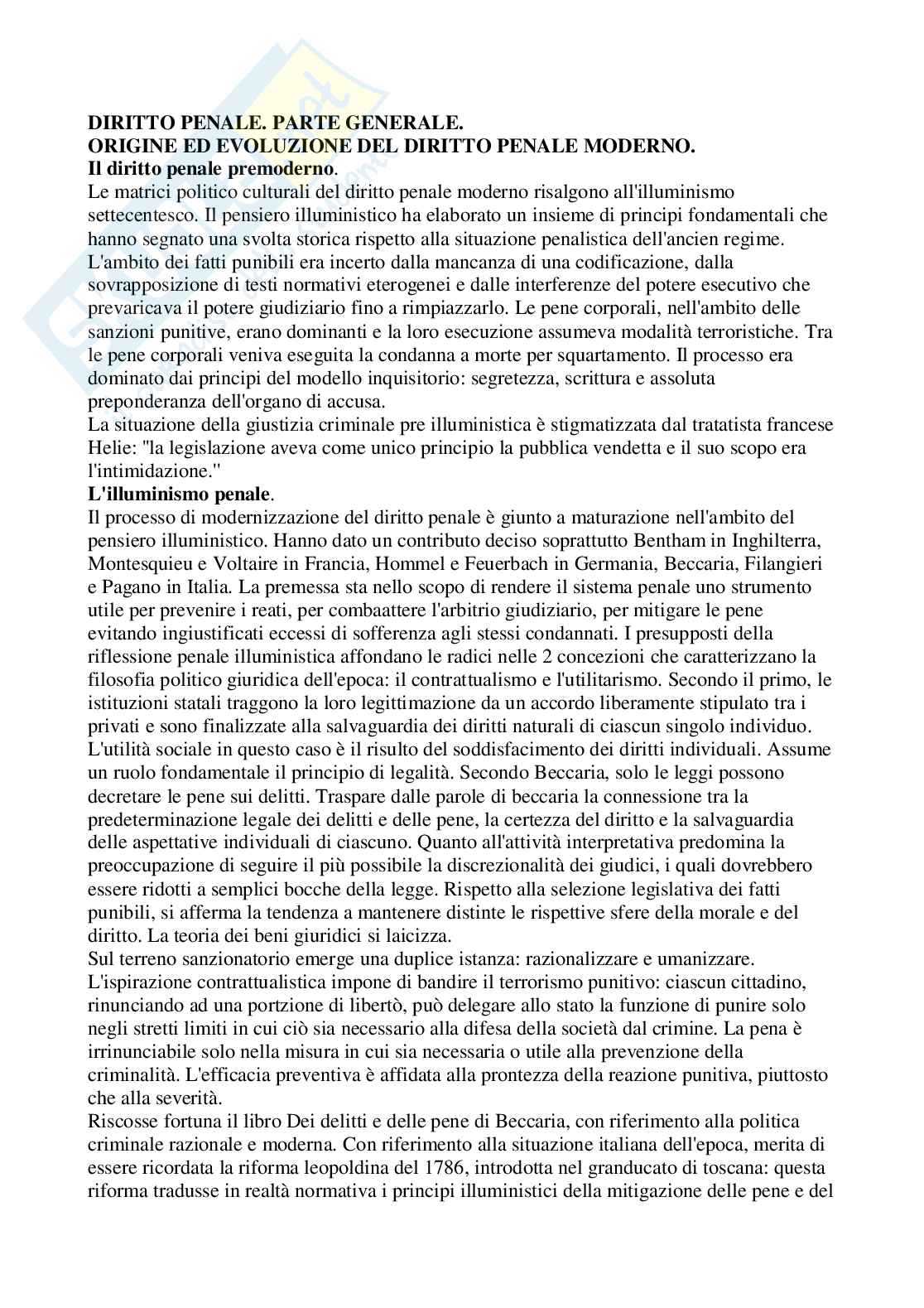 Diritto penale Pag. 1