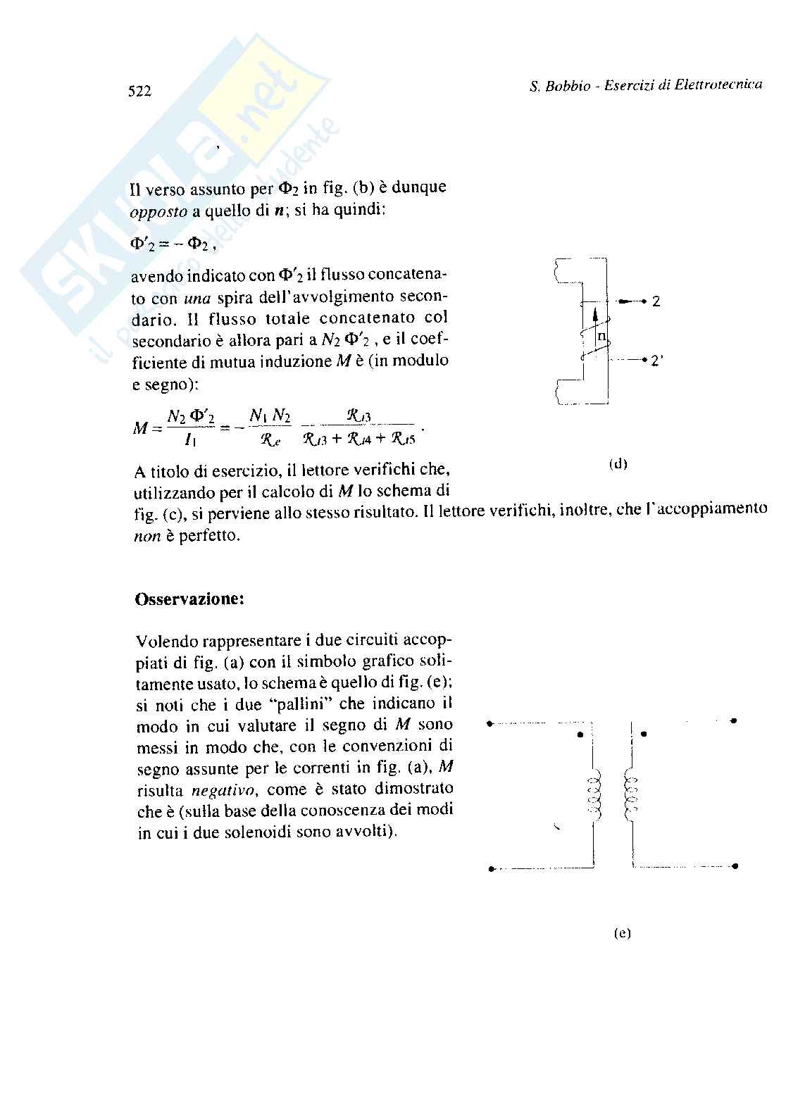 Esercizi di Elettrotecnica e macchine elettriche sui circuiti magnetici  Pag. 6