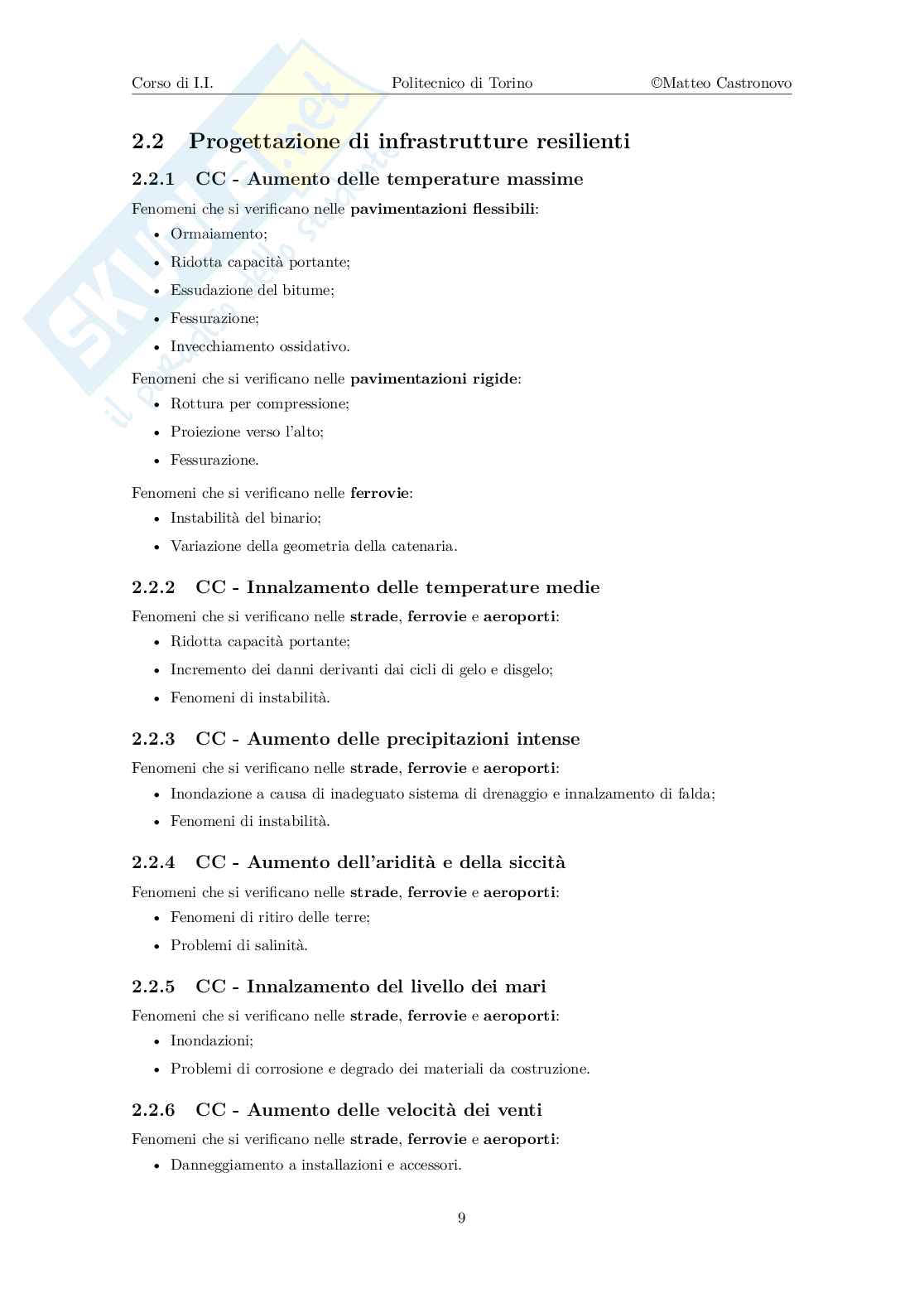 Appunti di Infrastrutture intelligenti Pag. 11