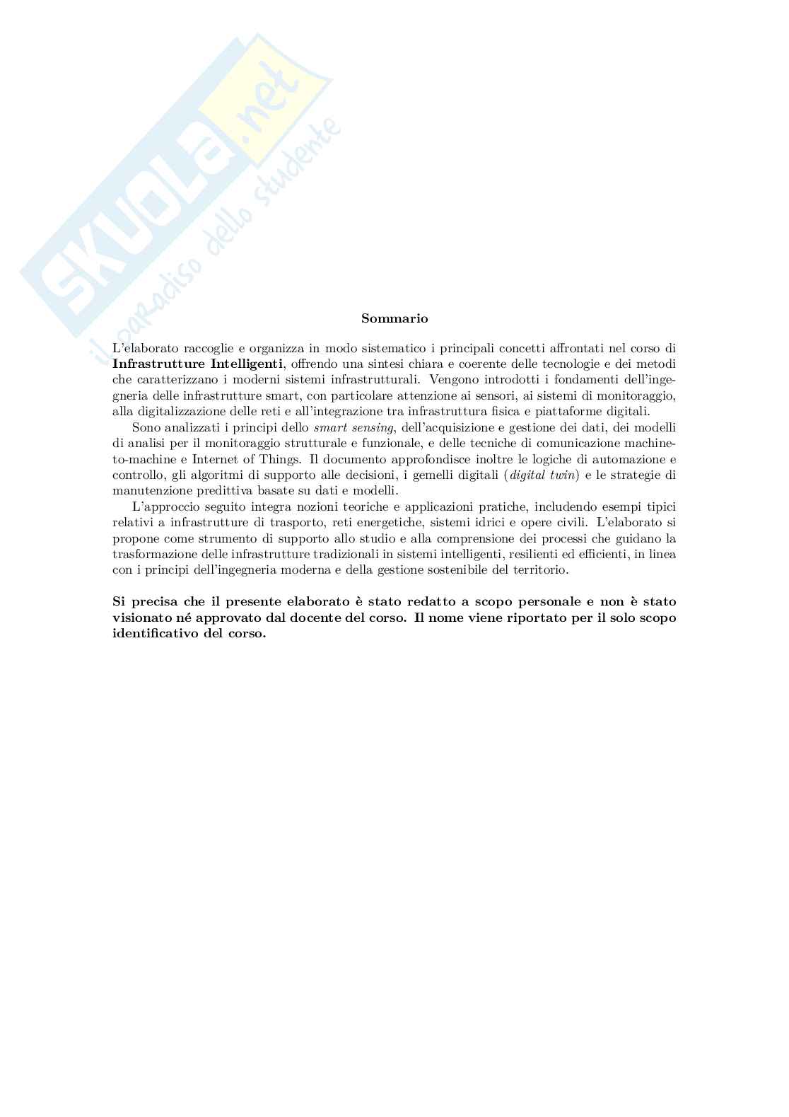 Appunti di Infrastrutture intelligenti Pag. 2