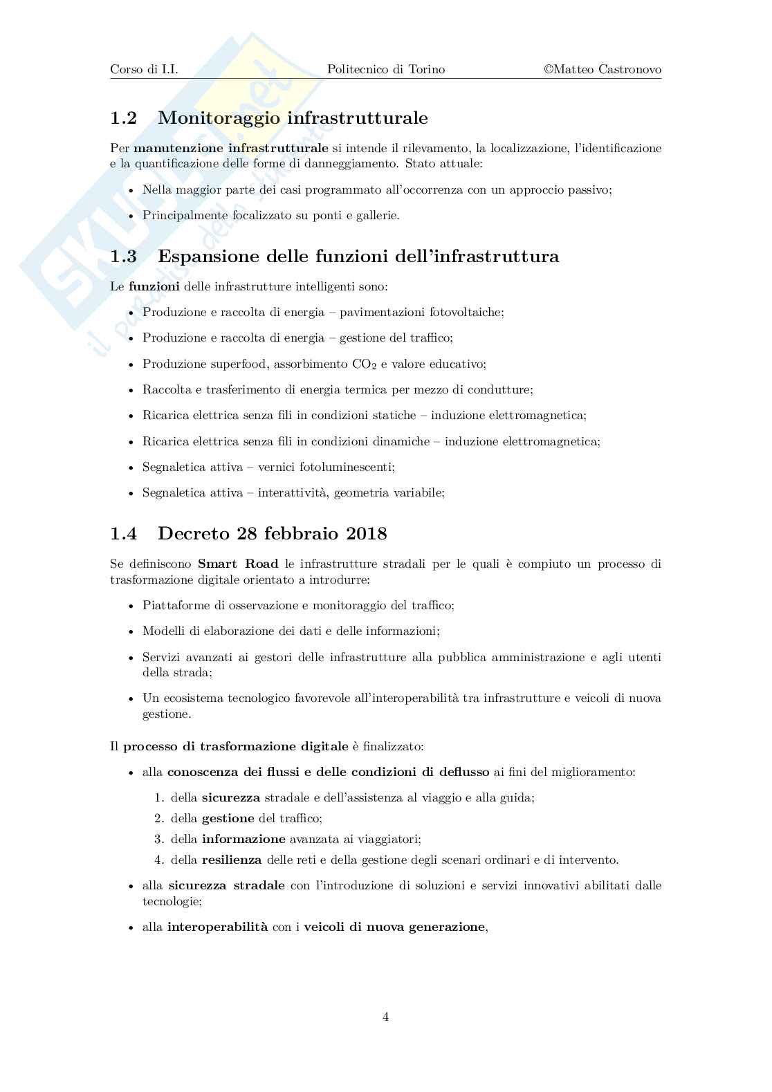 Appunti di Infrastrutture intelligenti Pag. 6