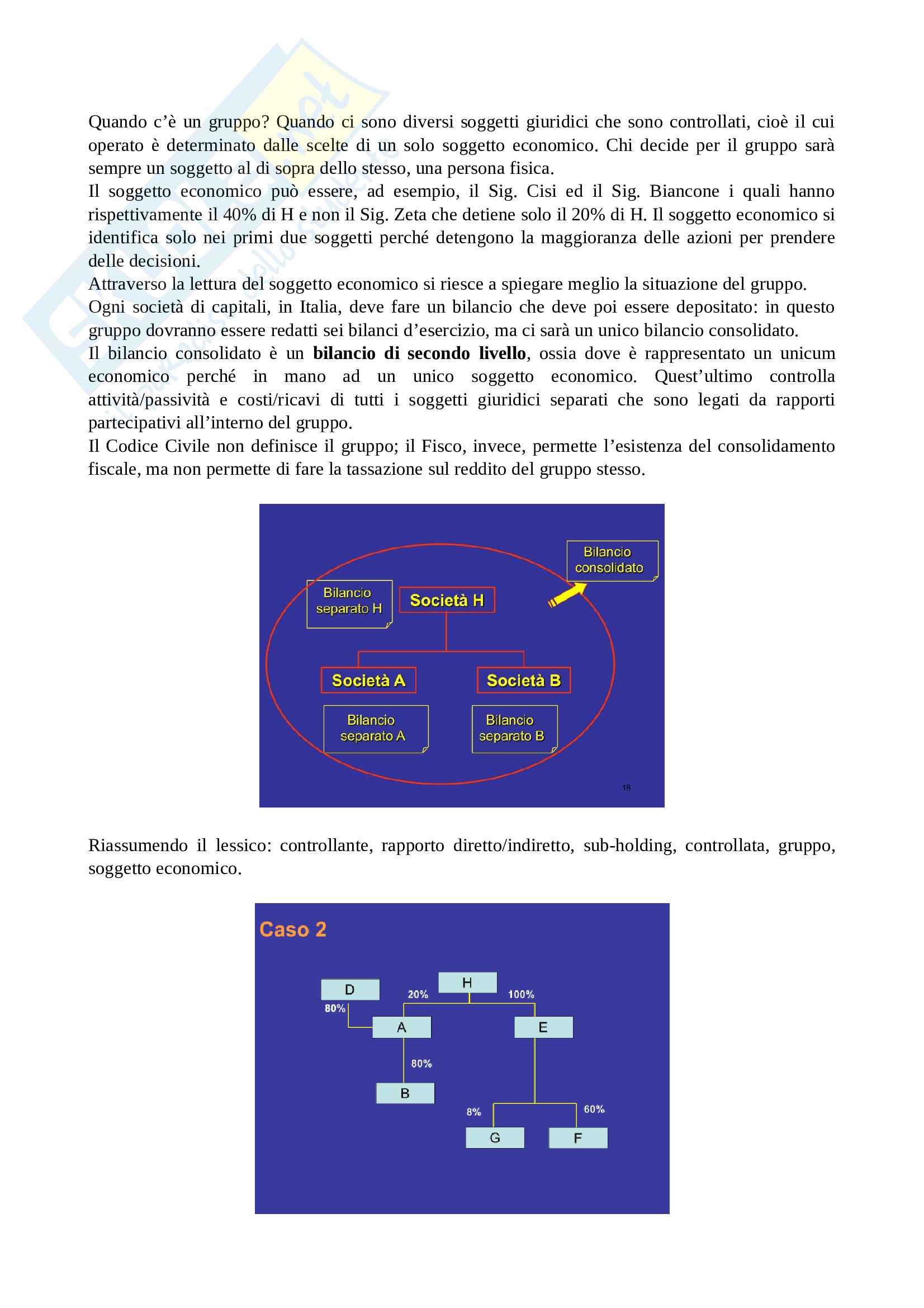 Appunti personali di bilancio consolidato - Lezioni 1-10 Pag. 6