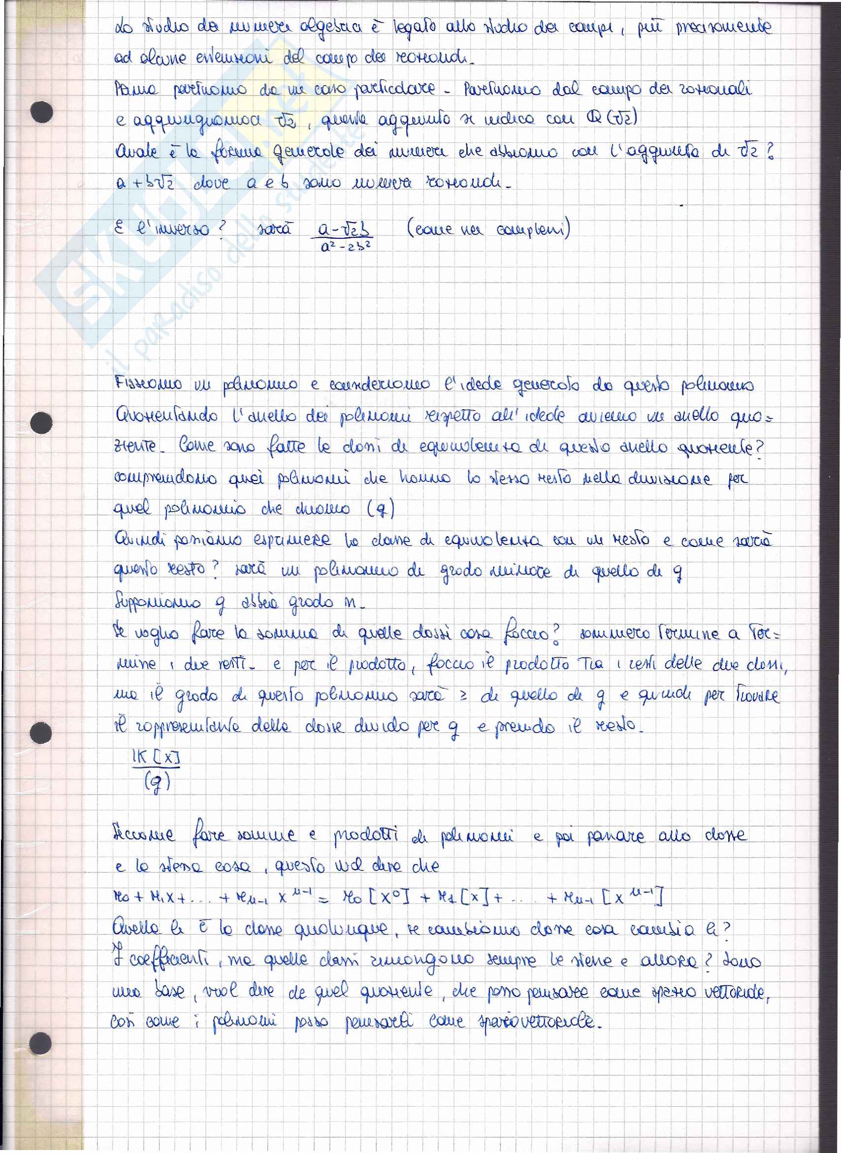 Appunti Esame Algebra Astratta (Teoria Gruppi e Anelli) Pag. 41