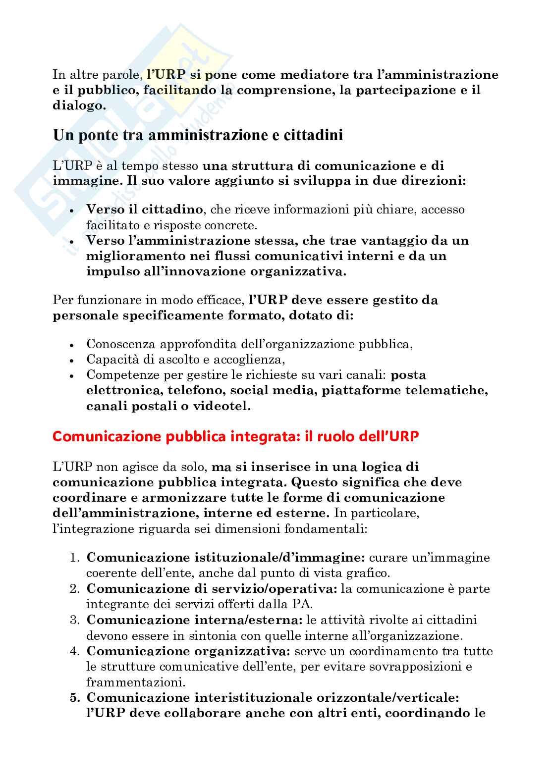 Appunti Comunicazione pubblica e istituzionale Pag. 71