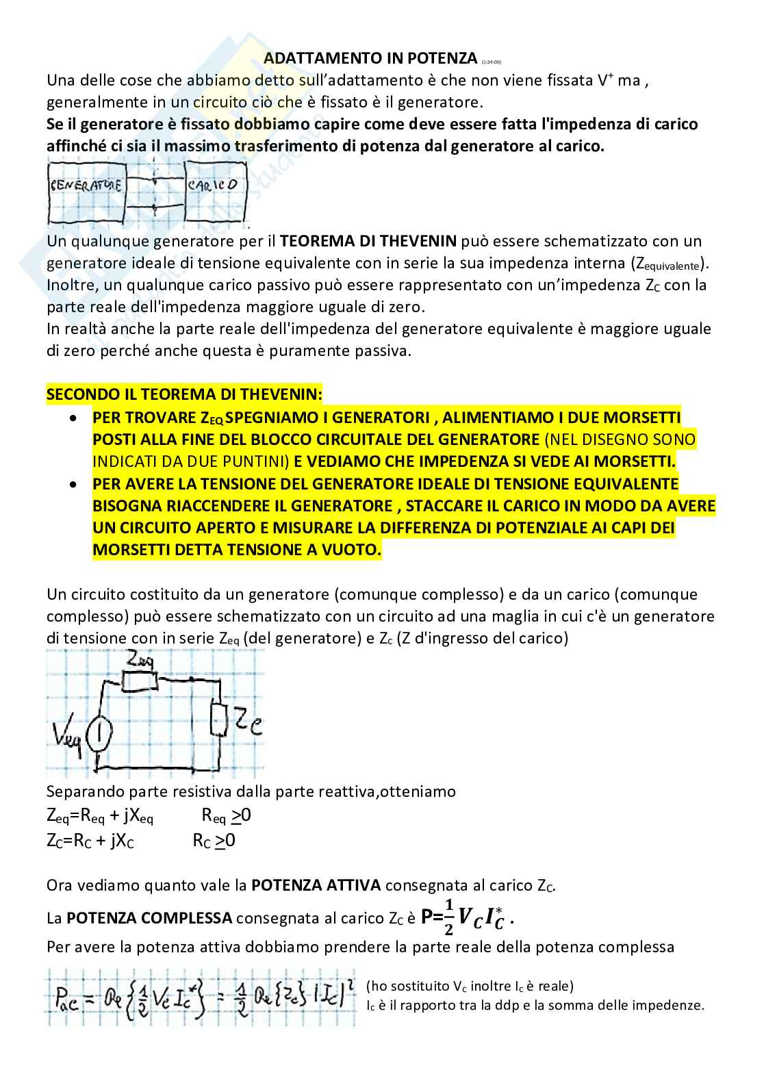 Adattamento in potenza Pag. 1