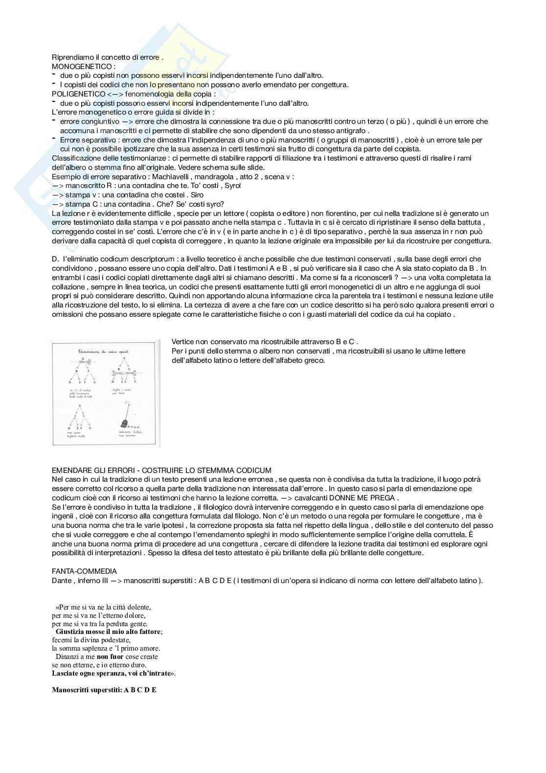 Appunti lezione Filologia italiana Pag. 16