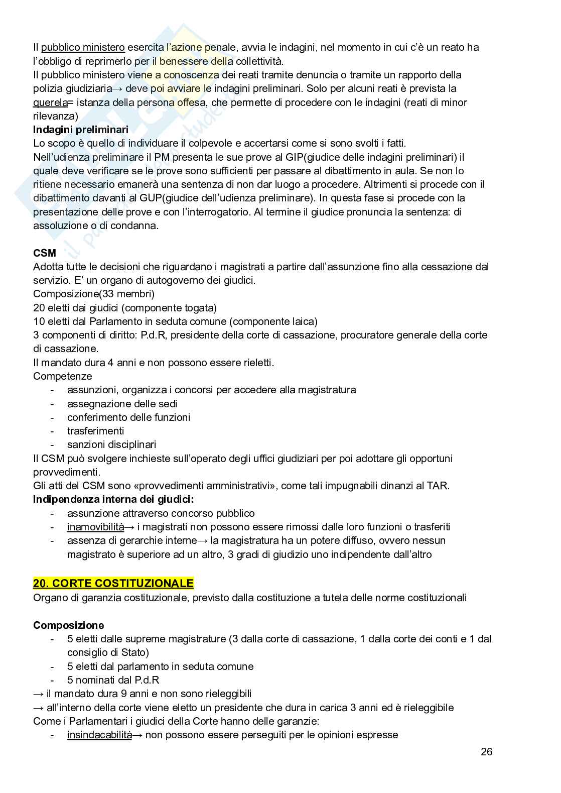 Riassunto esame Introduzione al diritto, Prof. Pradi Andrea, libro consigliato Lineamenti di diritto pubblico, Giandomenico Falcon Pag. 26