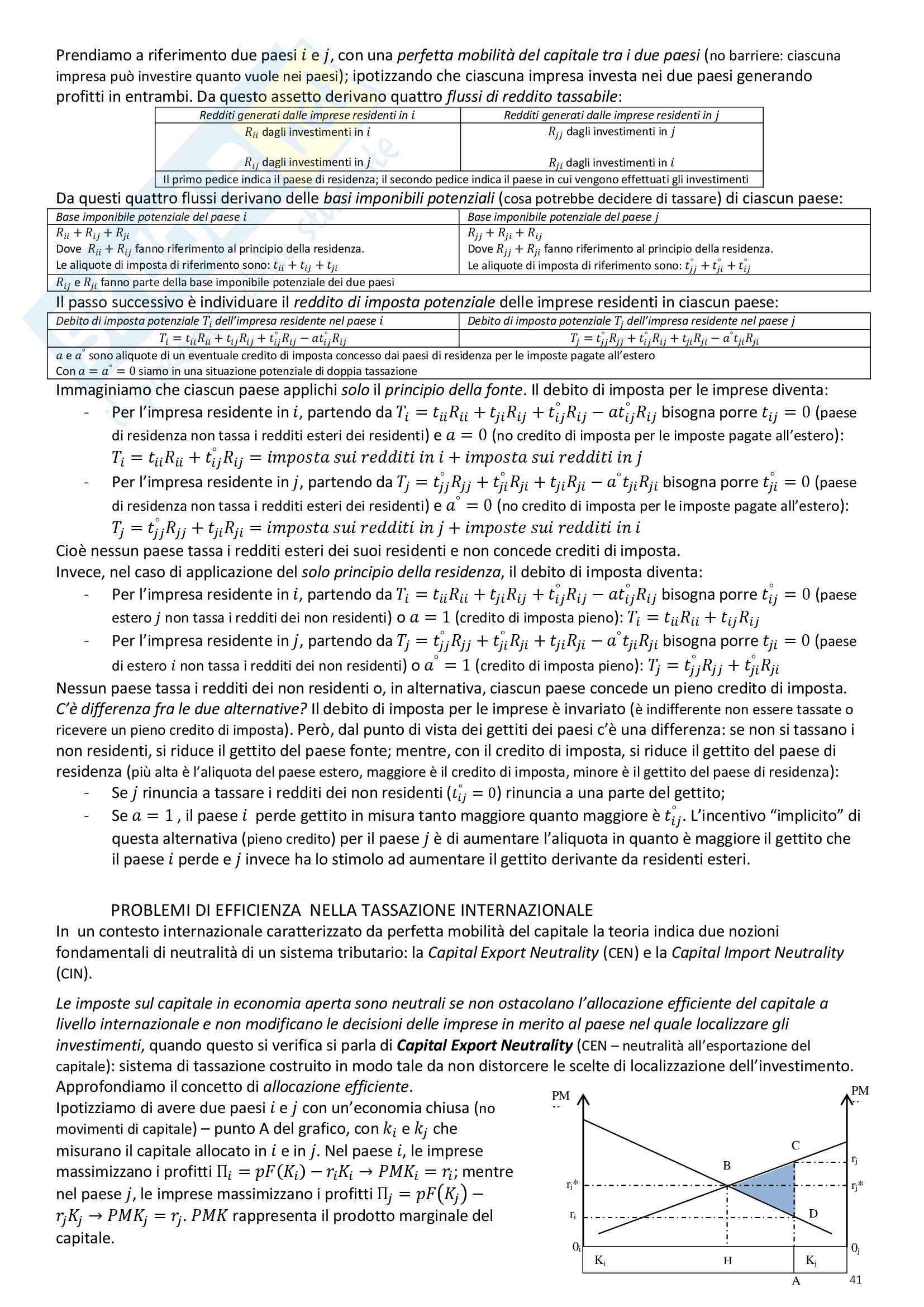 Riassunto esame Scienze delle Finanze, prof. Ambrosanio, libro consigliato "Elementi di Scienza delle finanze" di Artoni Pag. 41