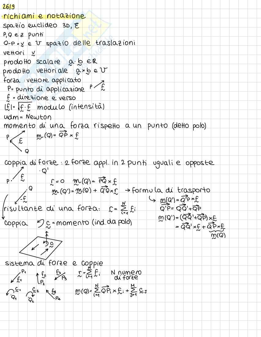 Scienza delle costruzioni - Appunti  Pag. 1