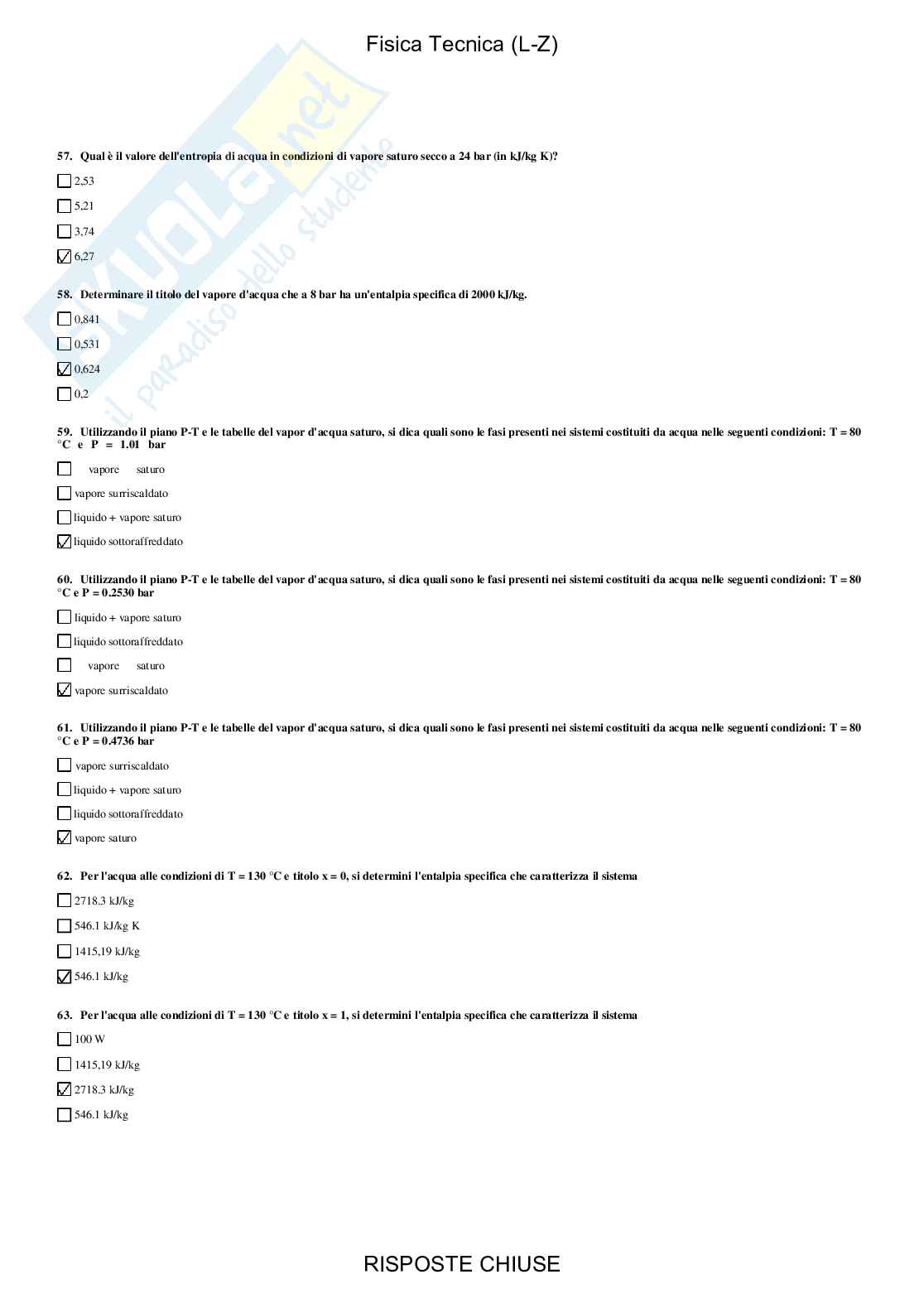 Fisica tecnica, LZ - Paniere compilato Pag. 16
