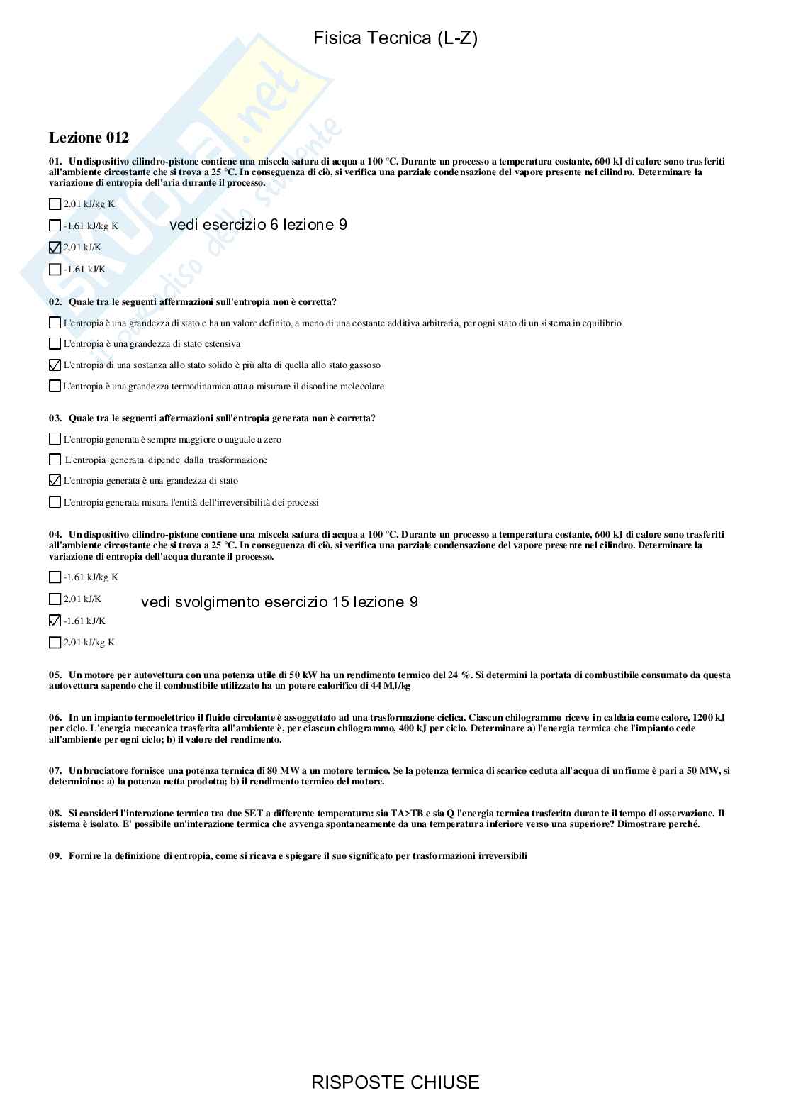 Fisica tecnica, LZ - Paniere compilato Pag. 36