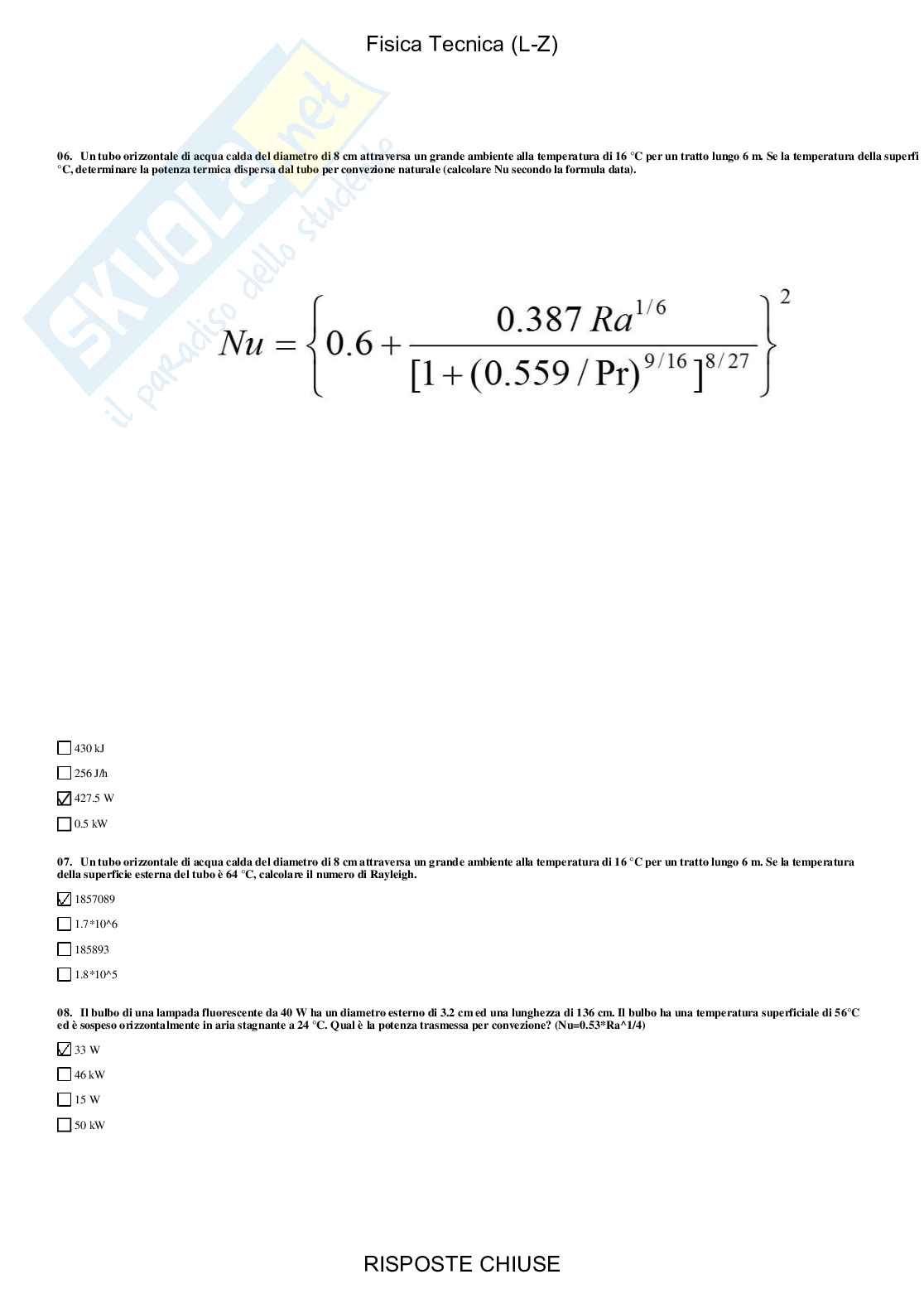 Fisica tecnica, LZ - Paniere compilato Pag. 71