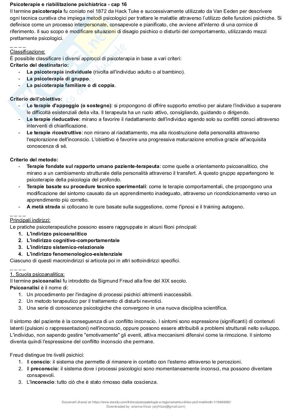 Riassunto esame Psicopatologia e ragionamento clinico, Prof. Martinotti Giovanni, libro consigliato Compendio di psicopatologia, Martinotti  Pag. 86