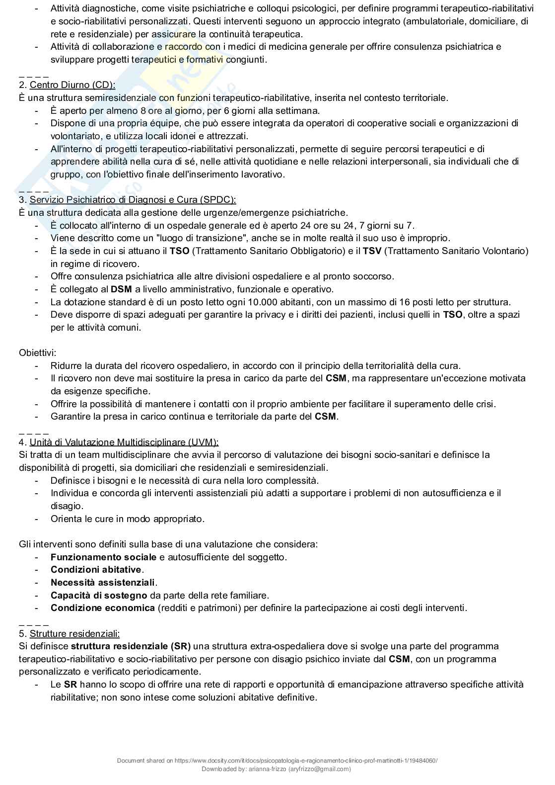 Riassunto esame Psicopatologia e ragionamento clinico, Prof. Martinotti Giovanni, libro consigliato Compendio di psicopatologia, Martinotti  Pag. 91