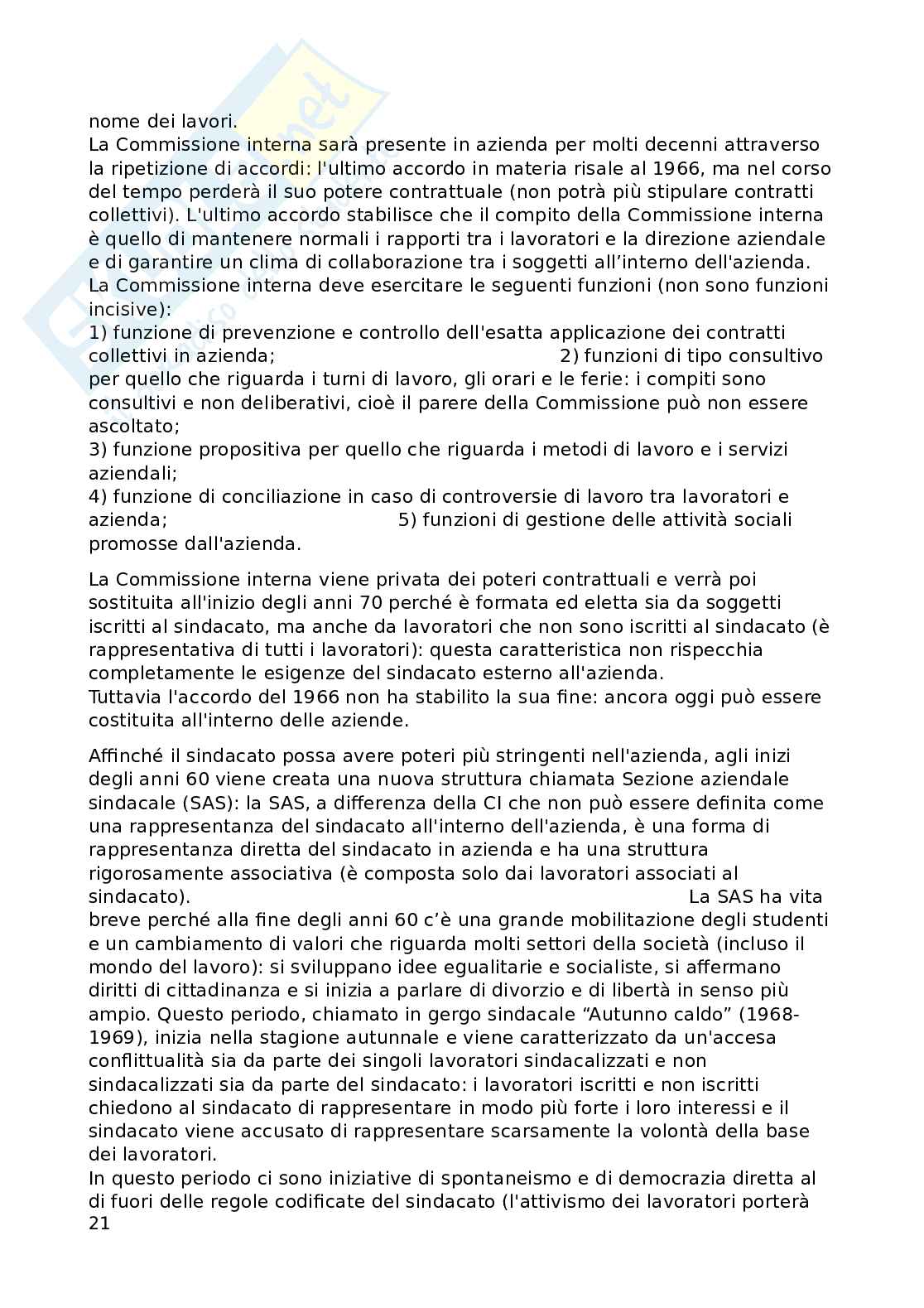 Appunti di Introduzione al diritto del lavoro Pag. 21
