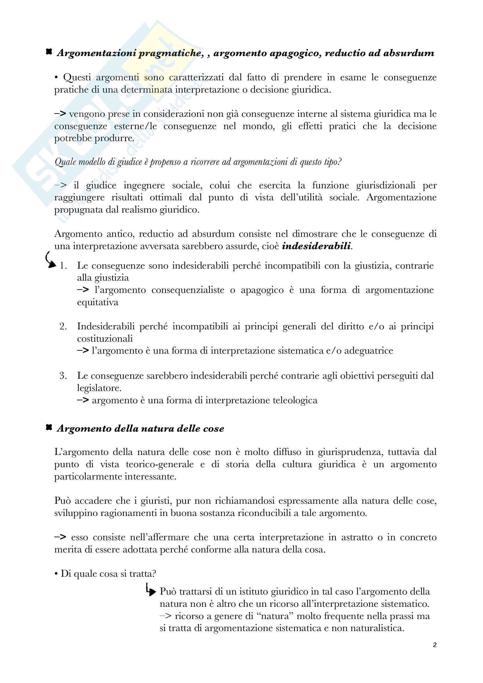 Appunti lezioni Teoria e tecnica dell'interpretazione giuridica parte 2 Pag. 2