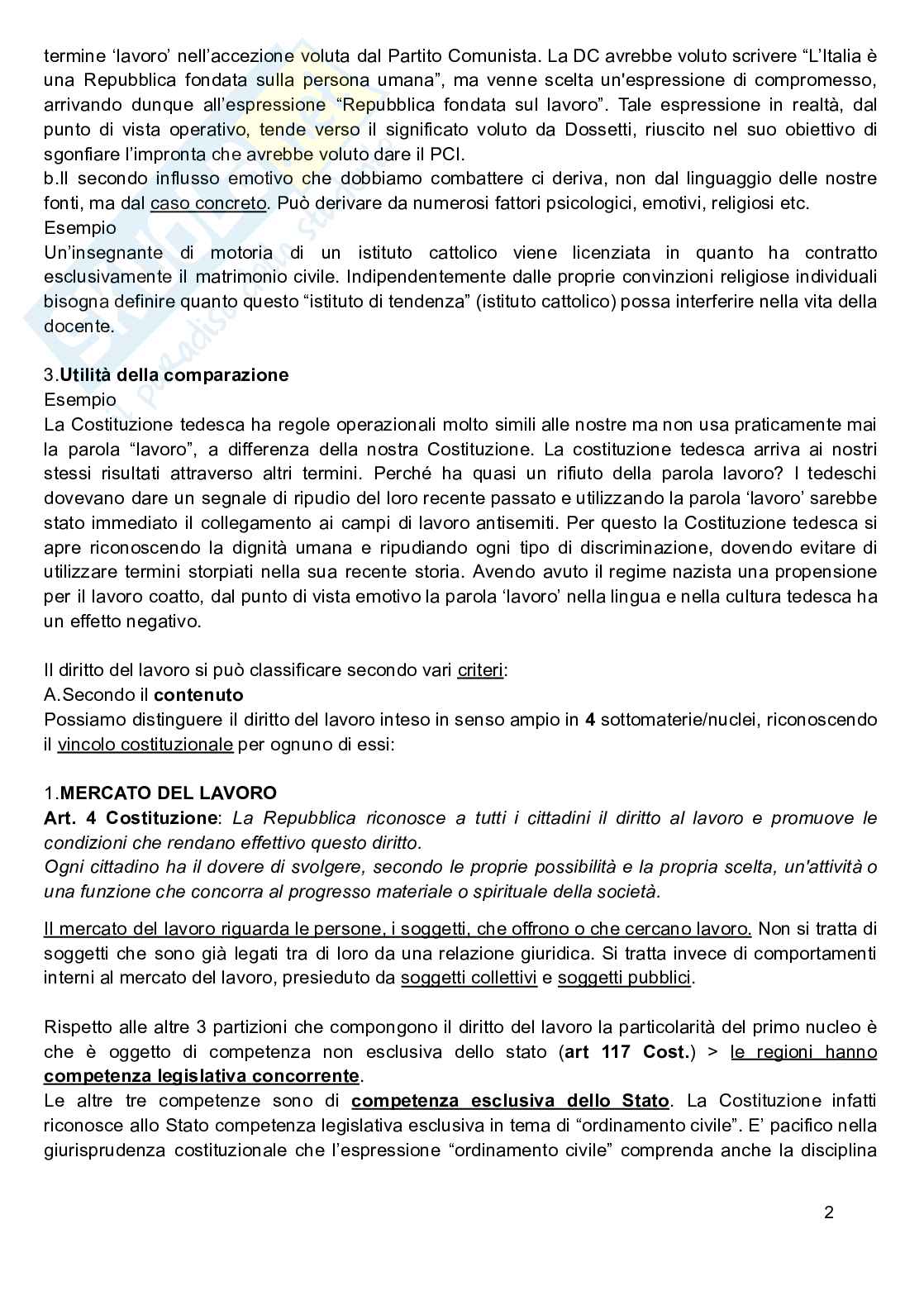 Appunti Diritto del lavoro Pag. 2