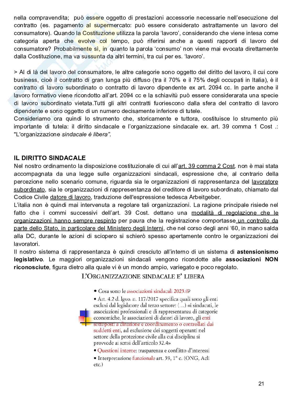 Appunti Diritto del lavoro Pag. 21