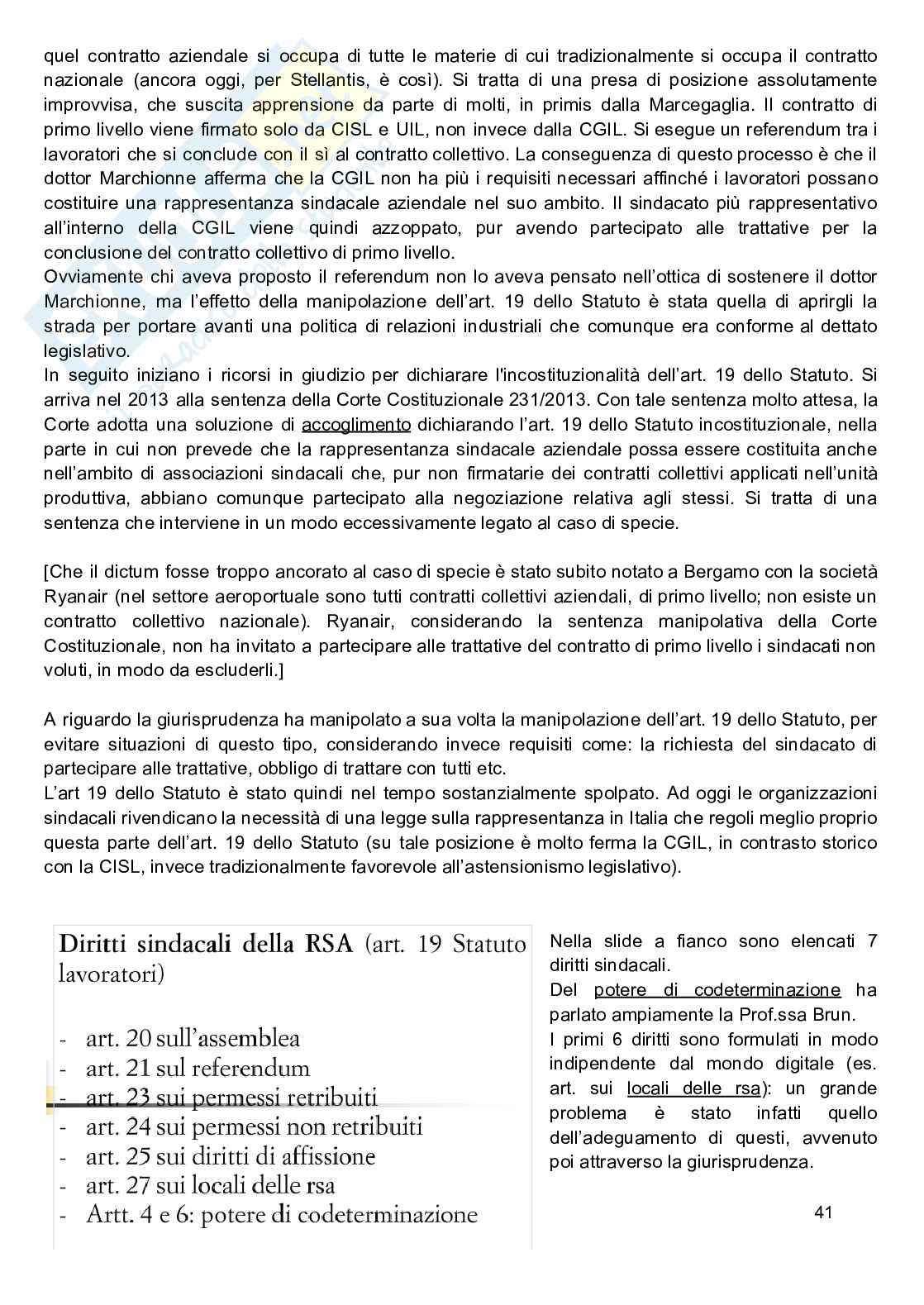 Appunti Diritto del lavoro Pag. 41
