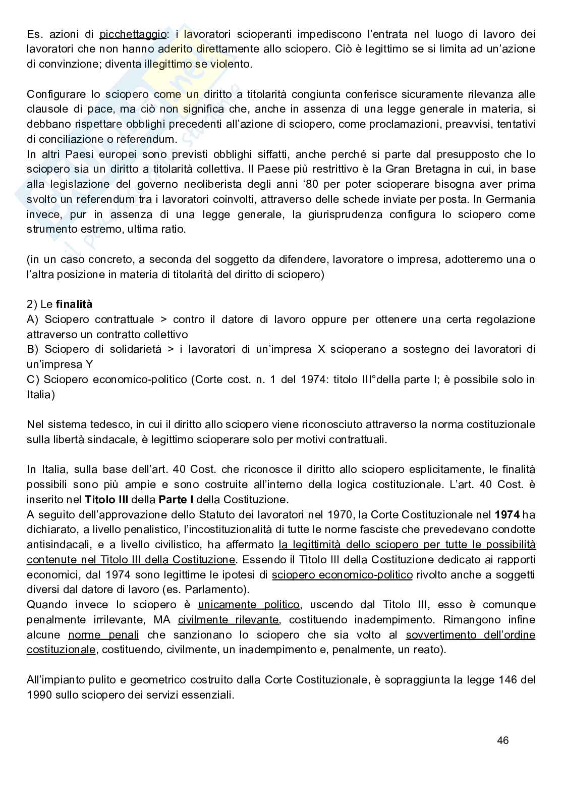 Appunti Diritto del lavoro Pag. 46