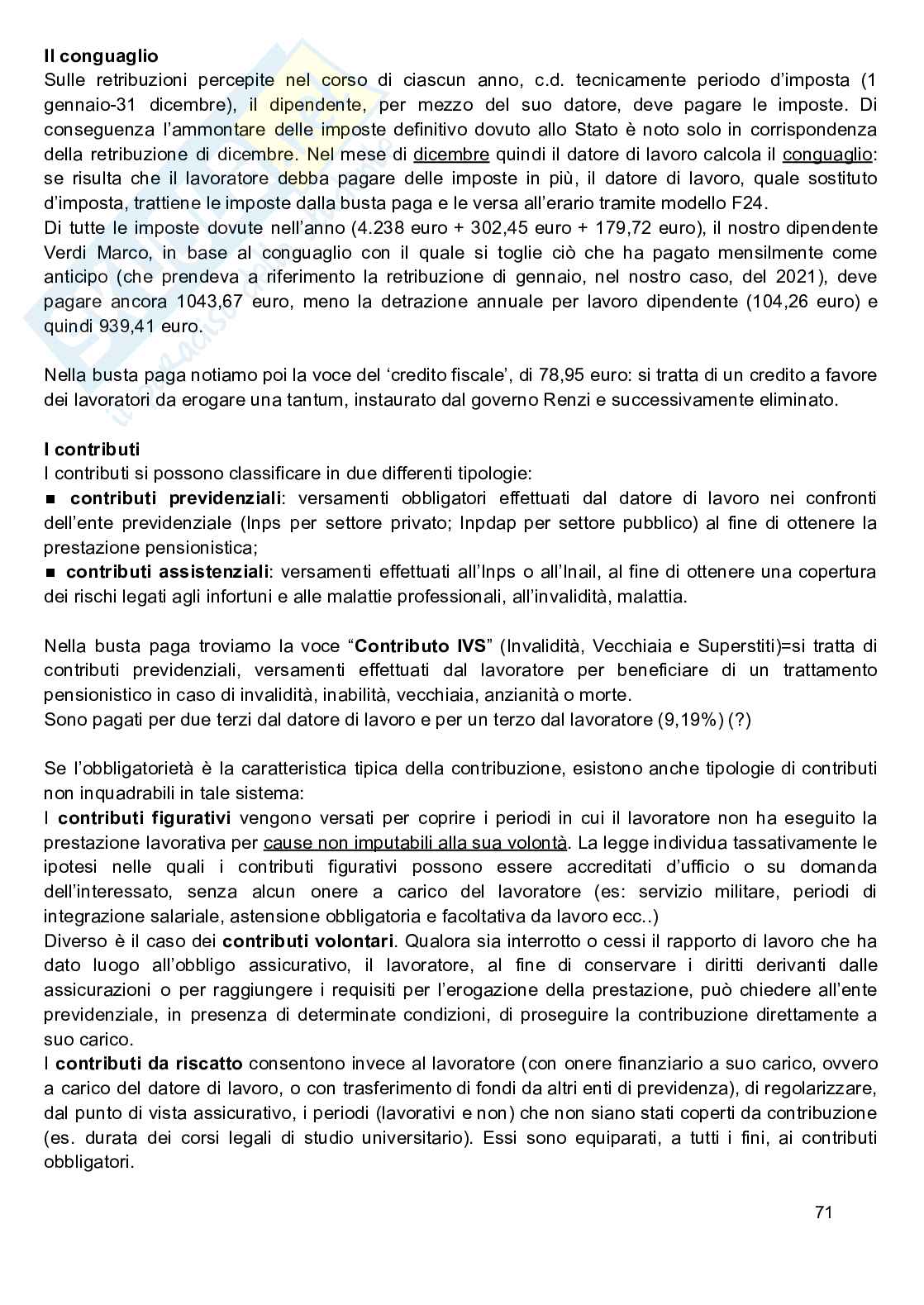 Appunti Diritto del lavoro Pag. 71
