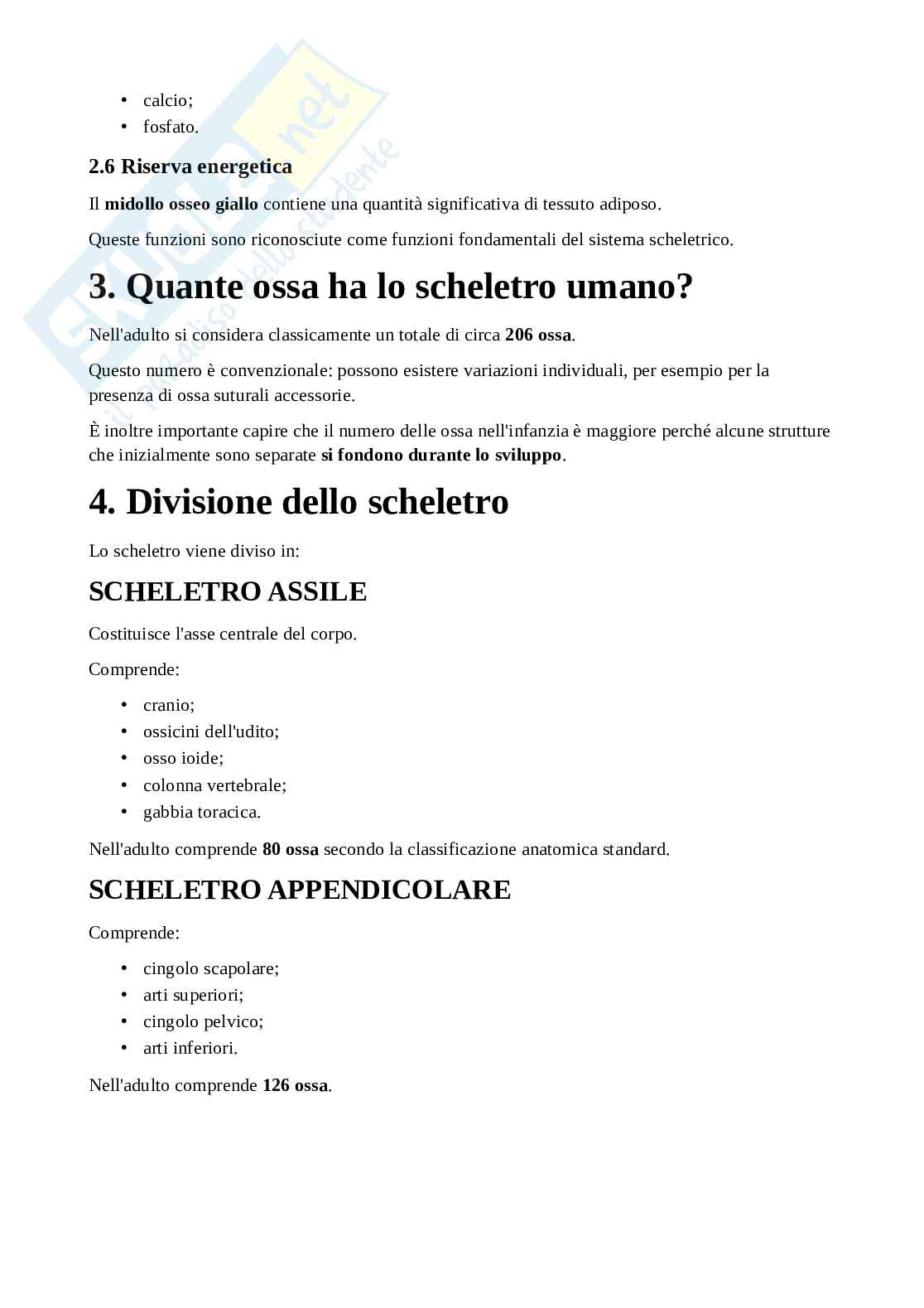 Appunti di Anatomia applicata all'attività motoria completi Pag. 2