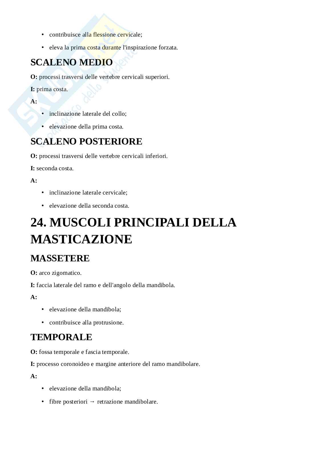 Appunti di Anatomia applicata all'attività motoria completi Pag. 51