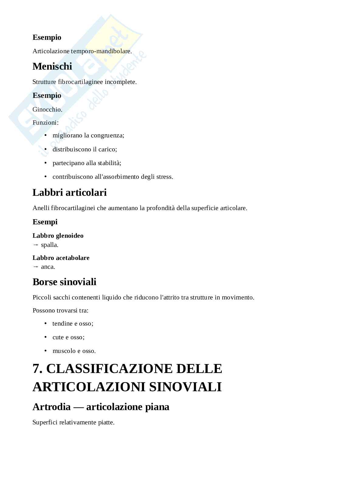 Appunti di Anatomia applicata all'attività motoria completi Pag. 61