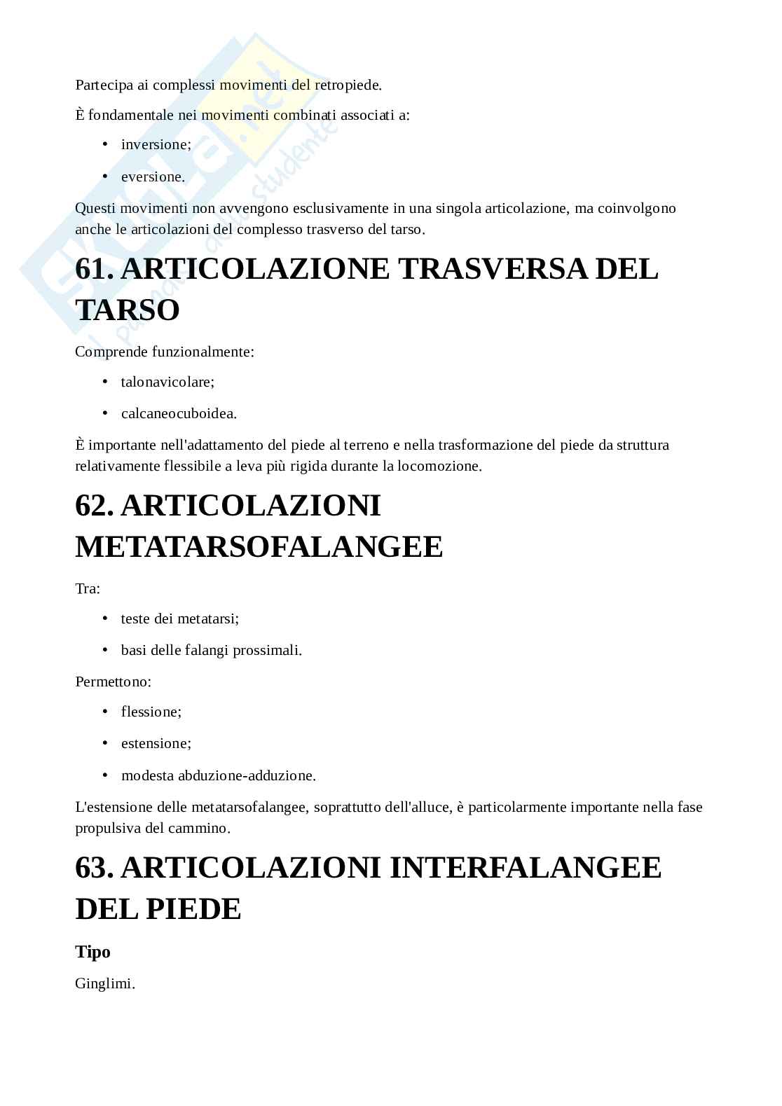 Appunti di Anatomia applicata all'attività motoria completi Pag. 86