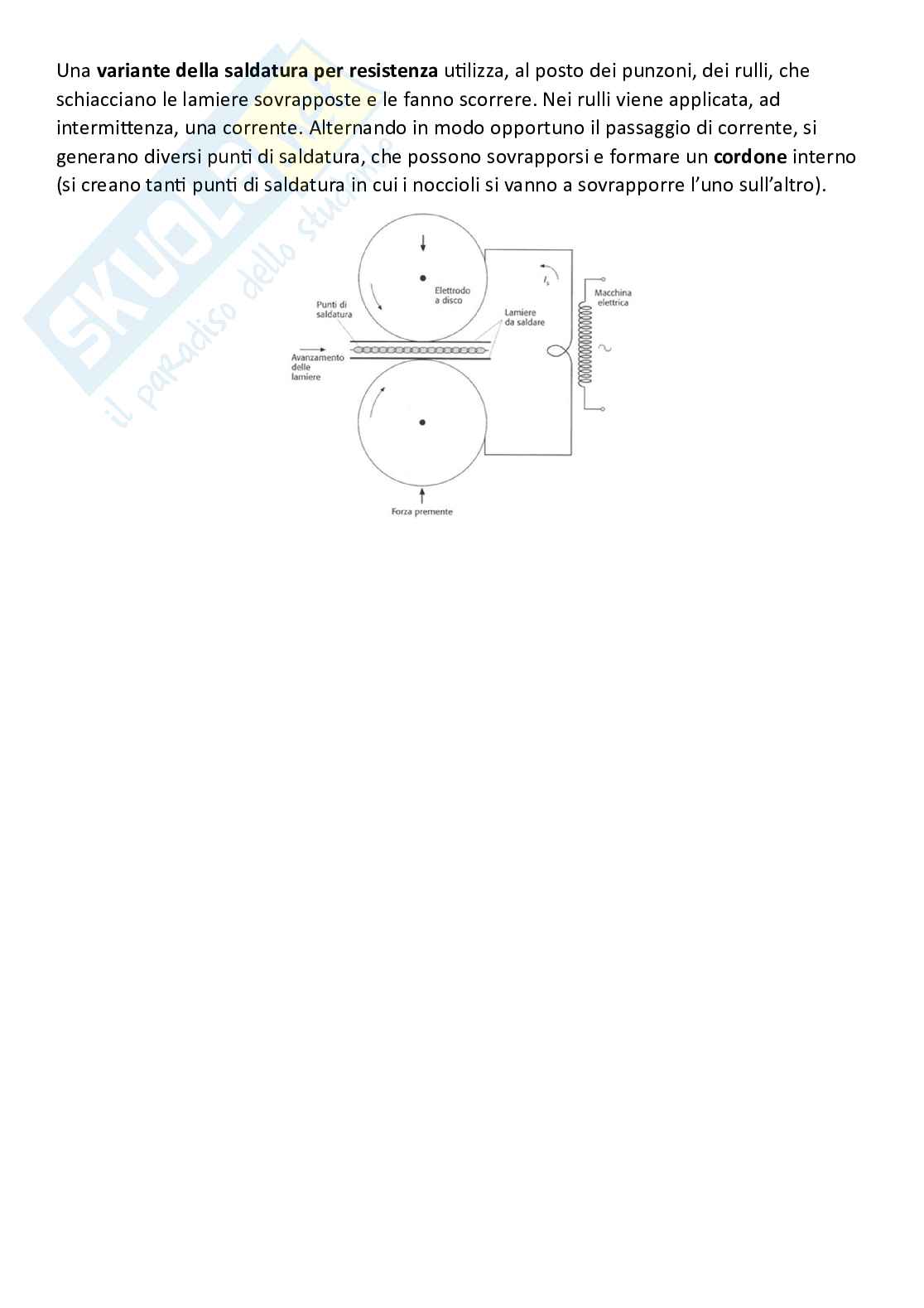 Tecnologie industriali pt.14 - Tecniche di giunzione e saldature Pag. 36