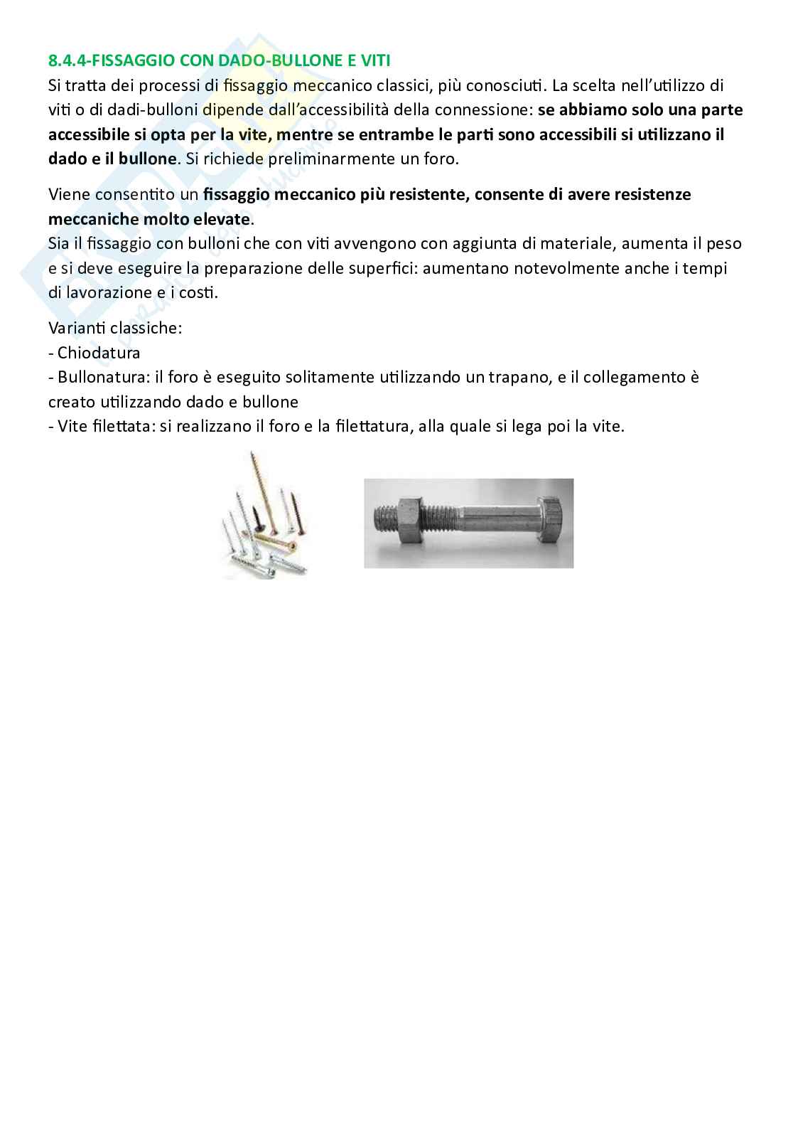Tecnologie industriali pt.14 - Tecniche di giunzione e saldature Pag. 41