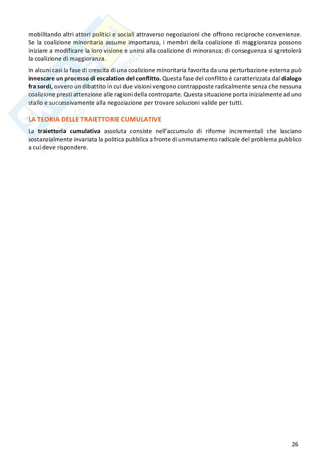 Riassunto governance e politiche pubbliche 6 CFU Pag. 26