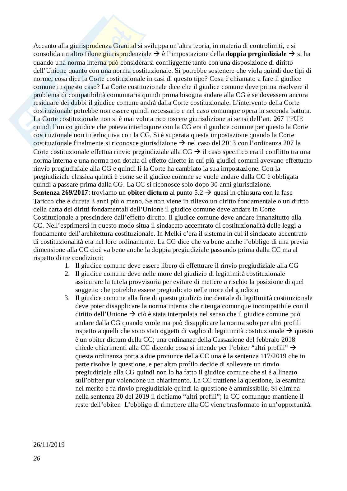 Appunti Diritto dell'Unione Europea Pag. 26