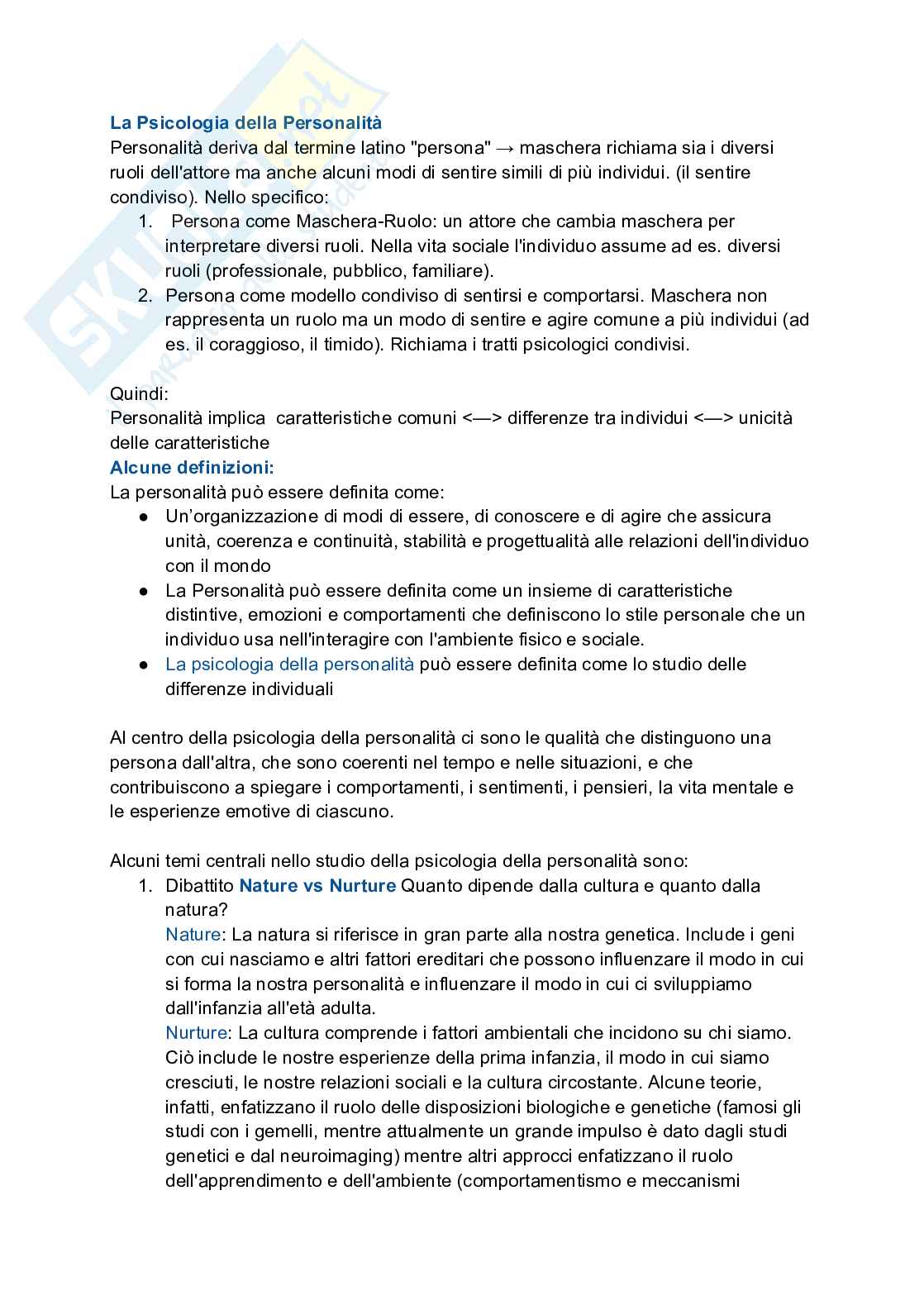 Appunti di Test di personalità Pag. 26